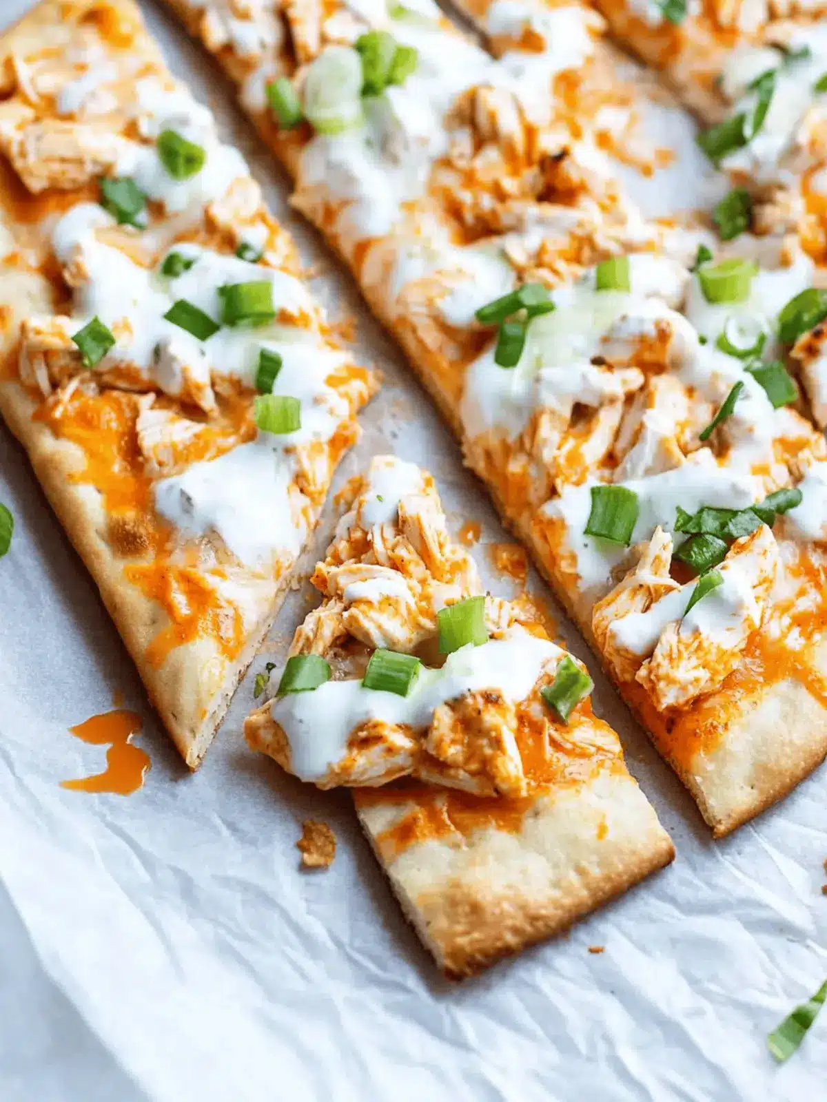 Buffalo Chicken Flatbread