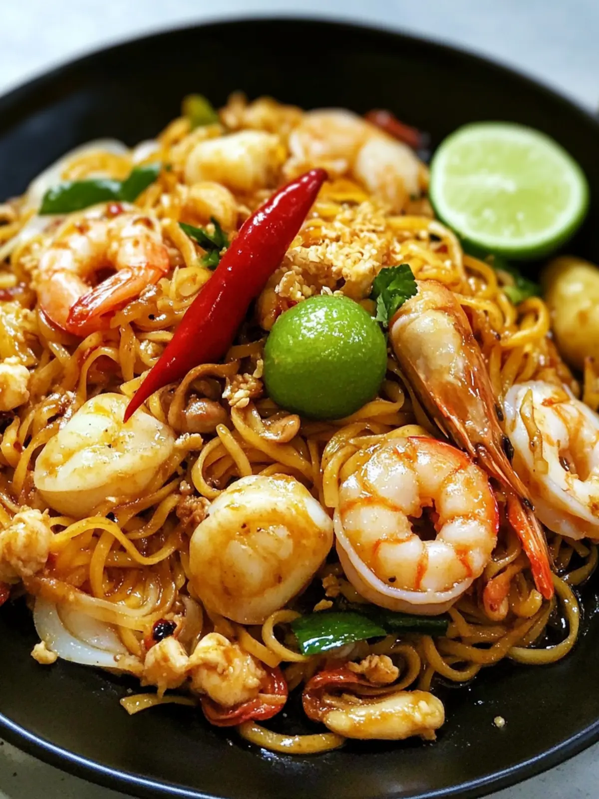 Seafood Mee Goreng by Amelia Renee Lim 