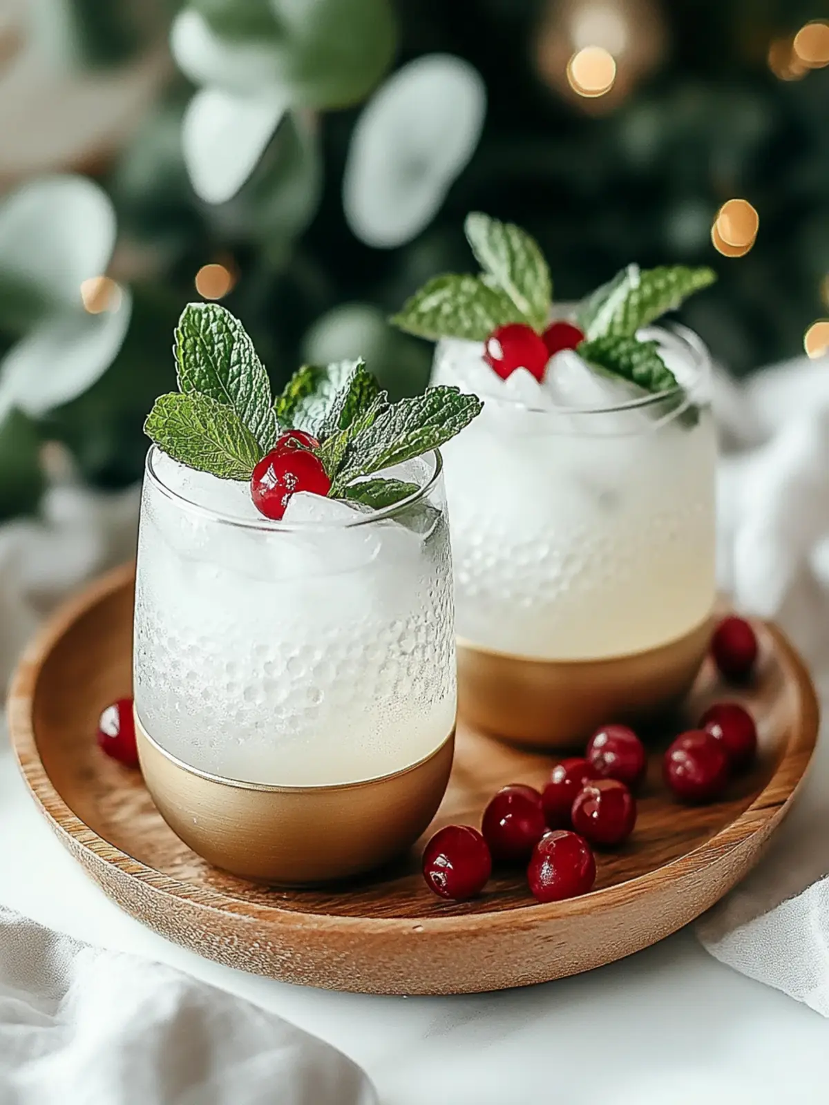 White Christmas Mojitos
