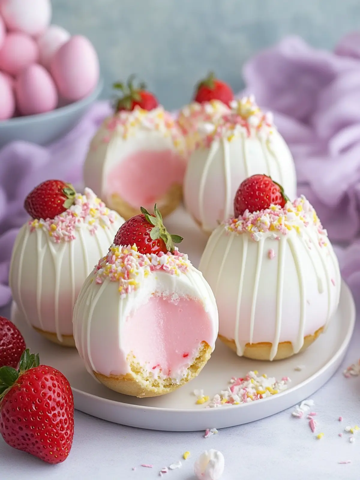 Strawberry Shortcake Easter Egg Bombs