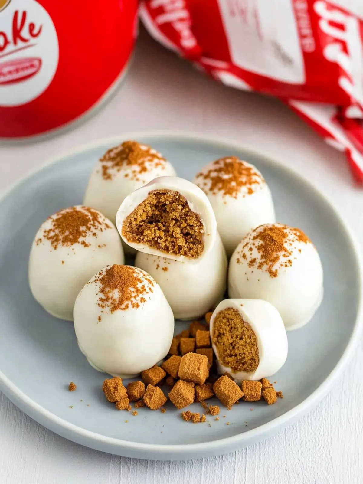 No-Bake Biscoff Truffles