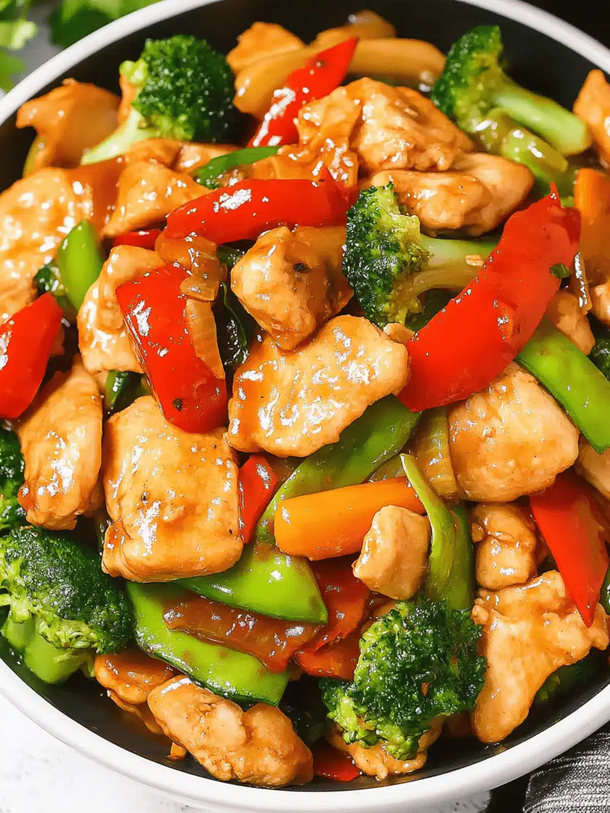 Savory Chicken with Mixed Vegetable Stir Fry in 30 Minutes 4 Chicken with Mixed Vegetable Stir Fry