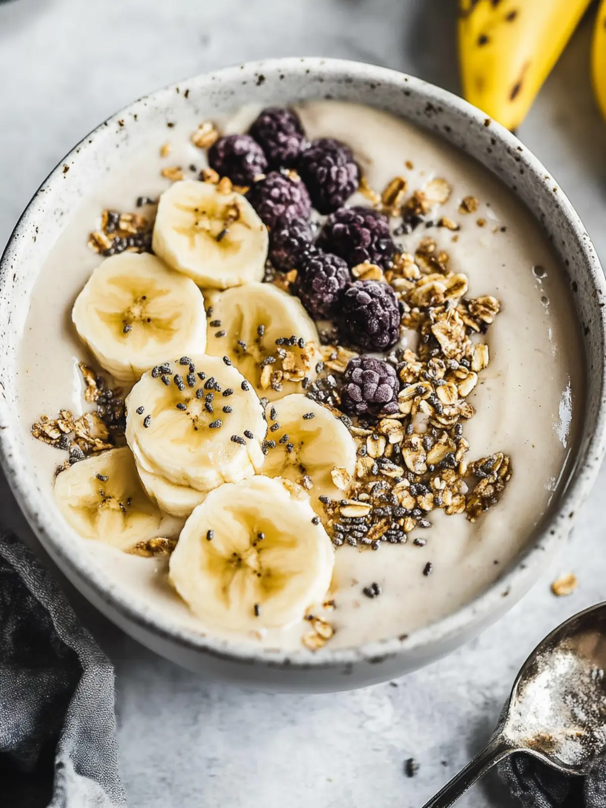 banana smoothie bowl