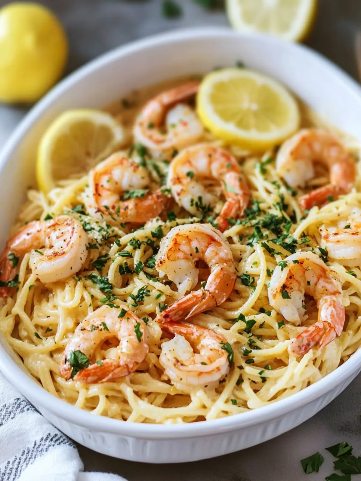 Creamy Shrimp Scampi