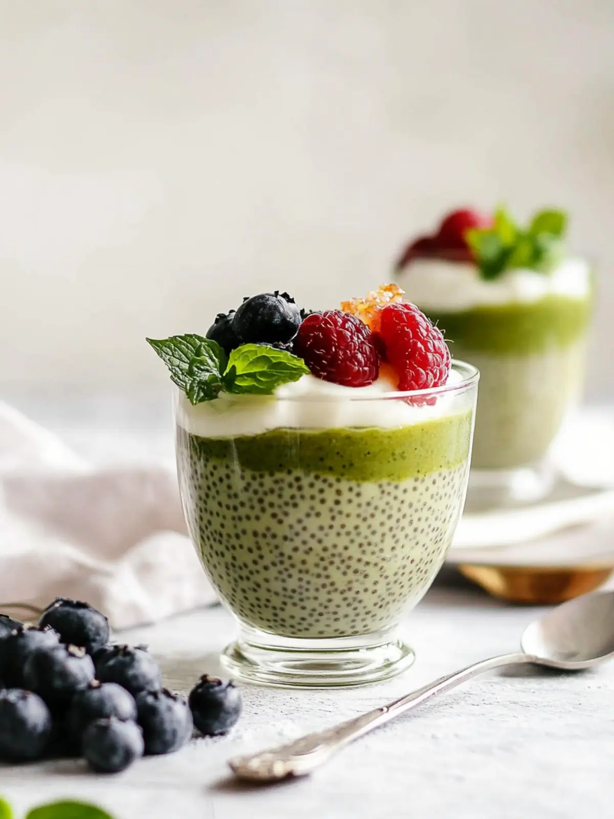 Matcha Chia Pudding