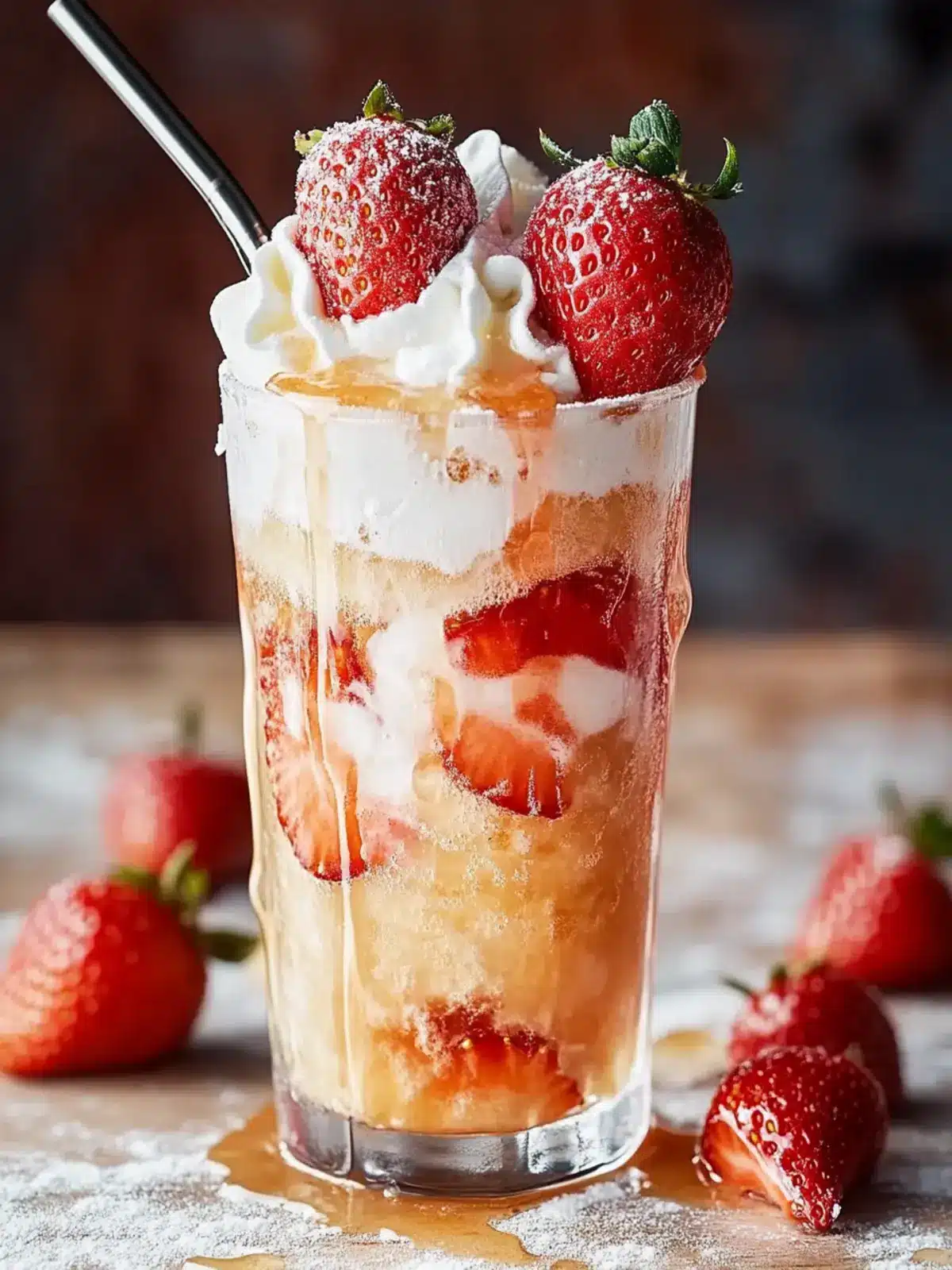 Strawberry Shortcake Dirty Soda