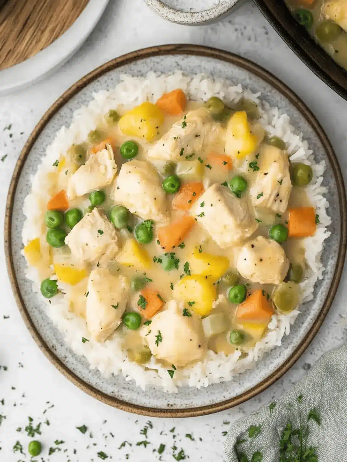 Crustless Chicken Pot Pie: A Quick, Cozy Dinner Delight 3 Crustless Chicken Pot Pie