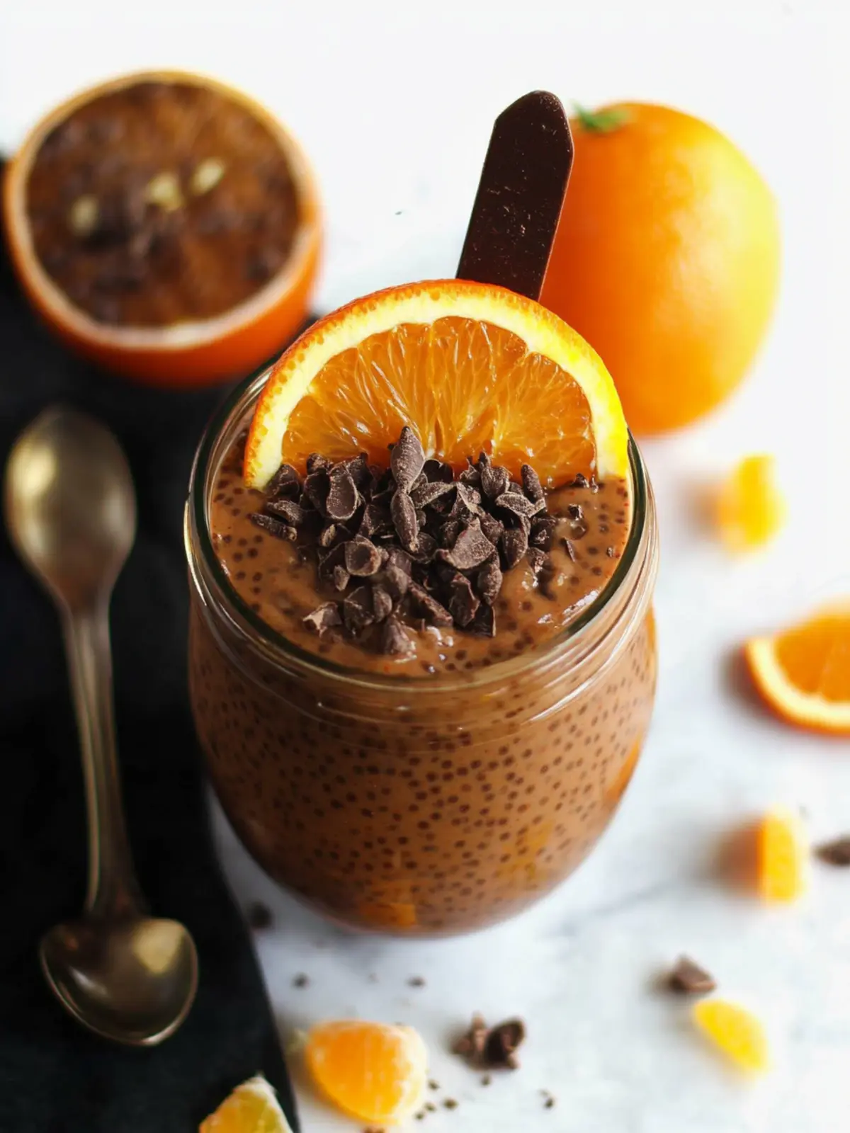 Chocolate Orange Chia Pudding