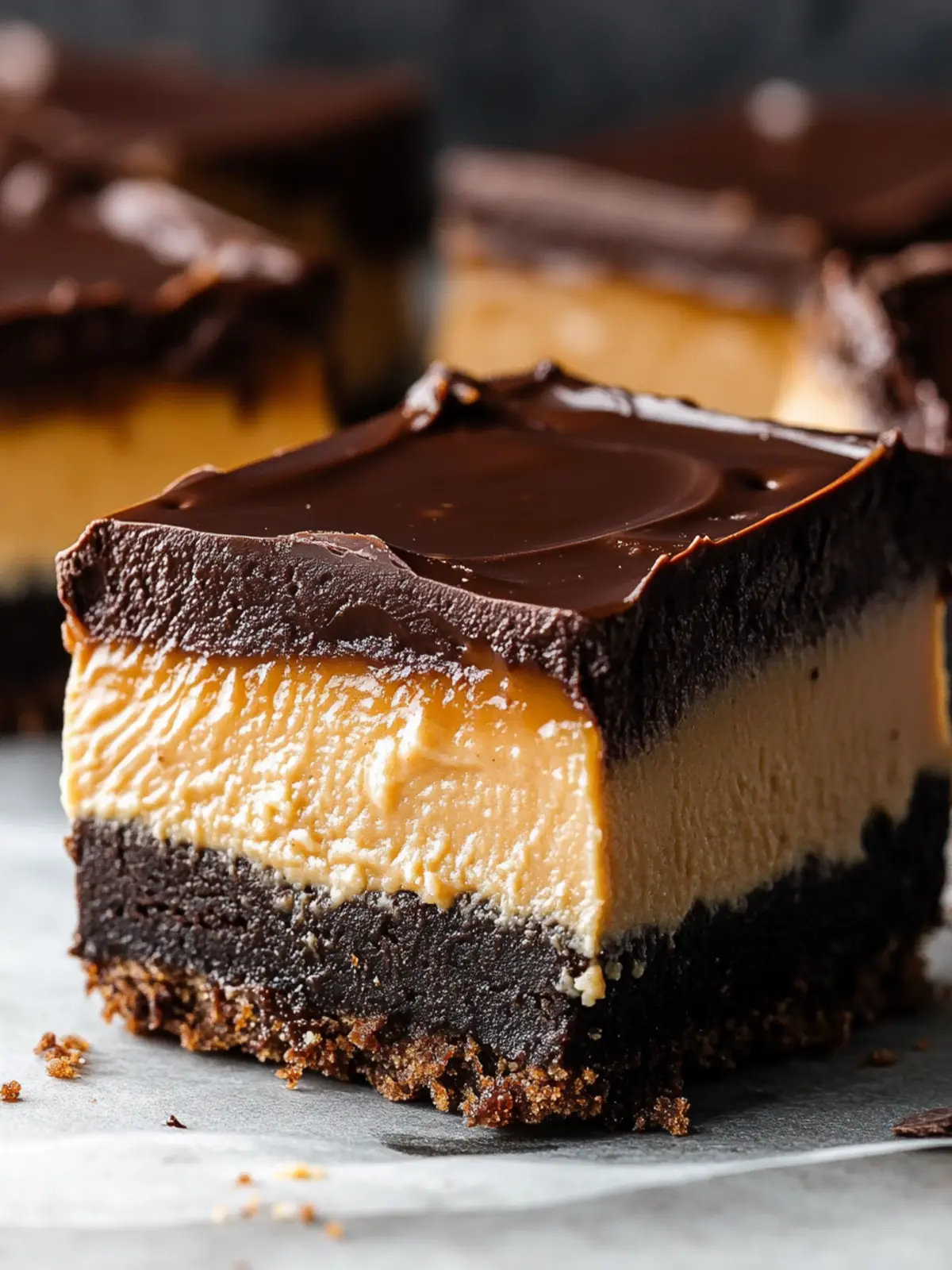 Dulce de Leche Chocolate Cheesecake Bars
