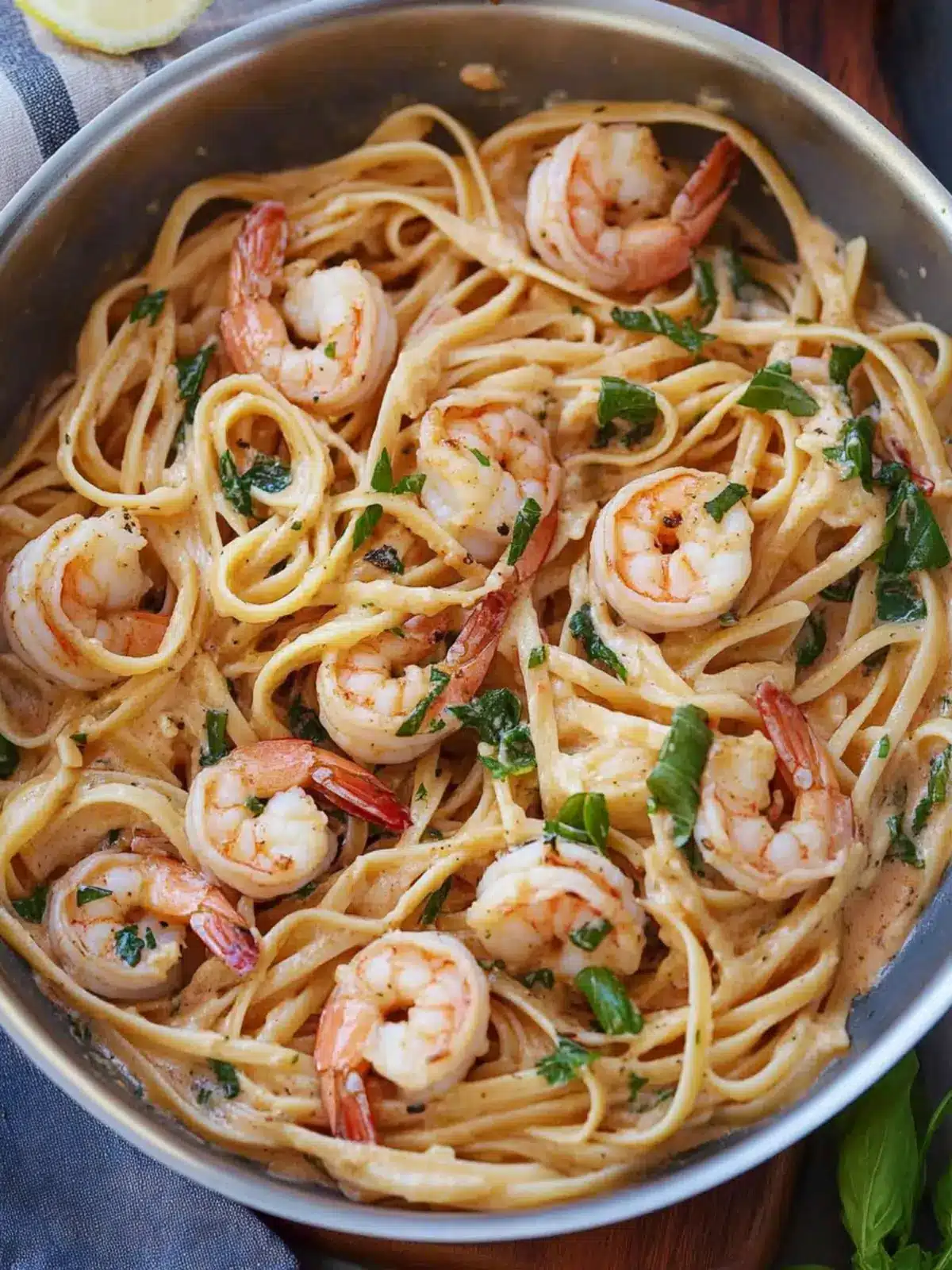 Tuscan Shrimp Pasta Recipe
