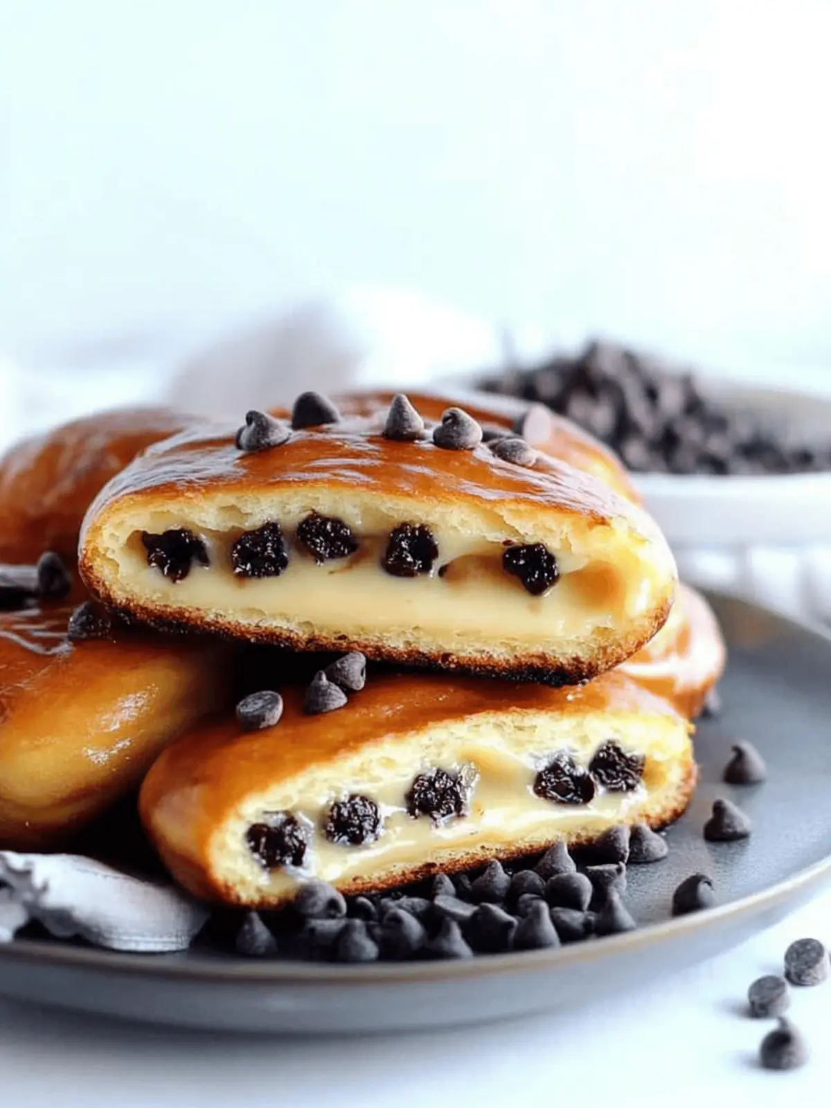 Indulge in Chocolate Chip Vanilla Custard Brioches Today 3 Chocolate Chip Vanilla Custard Brioches