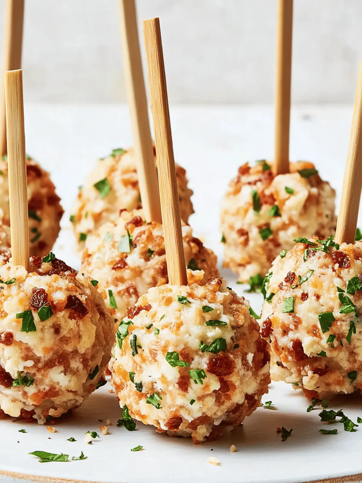 Mini Cheeseball Bites with Pretzel Sticks That Steal the Show 4 Mini Cheeseball Bites