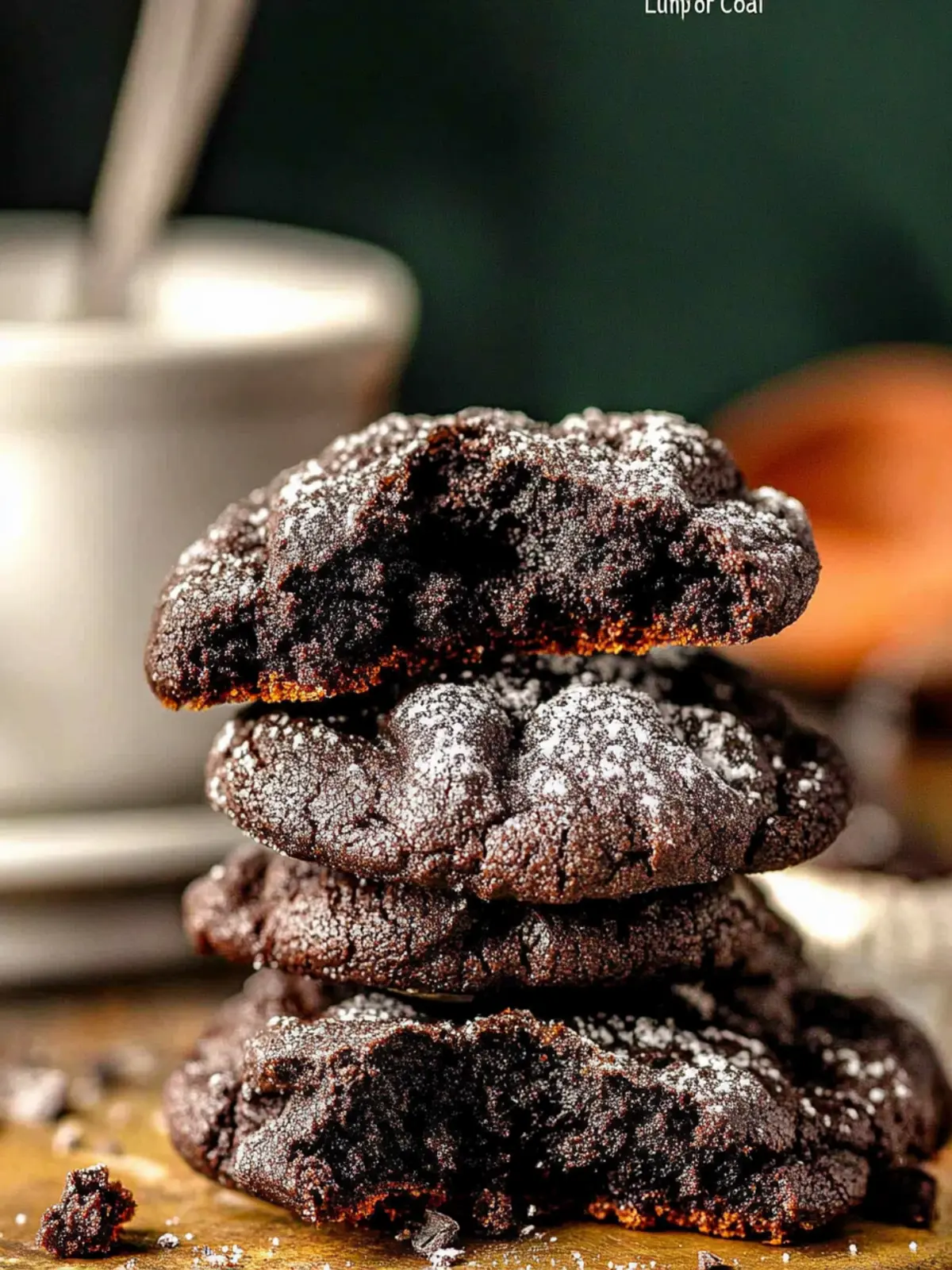  Lump of Coal  Bittersweet Chocolate Cookies