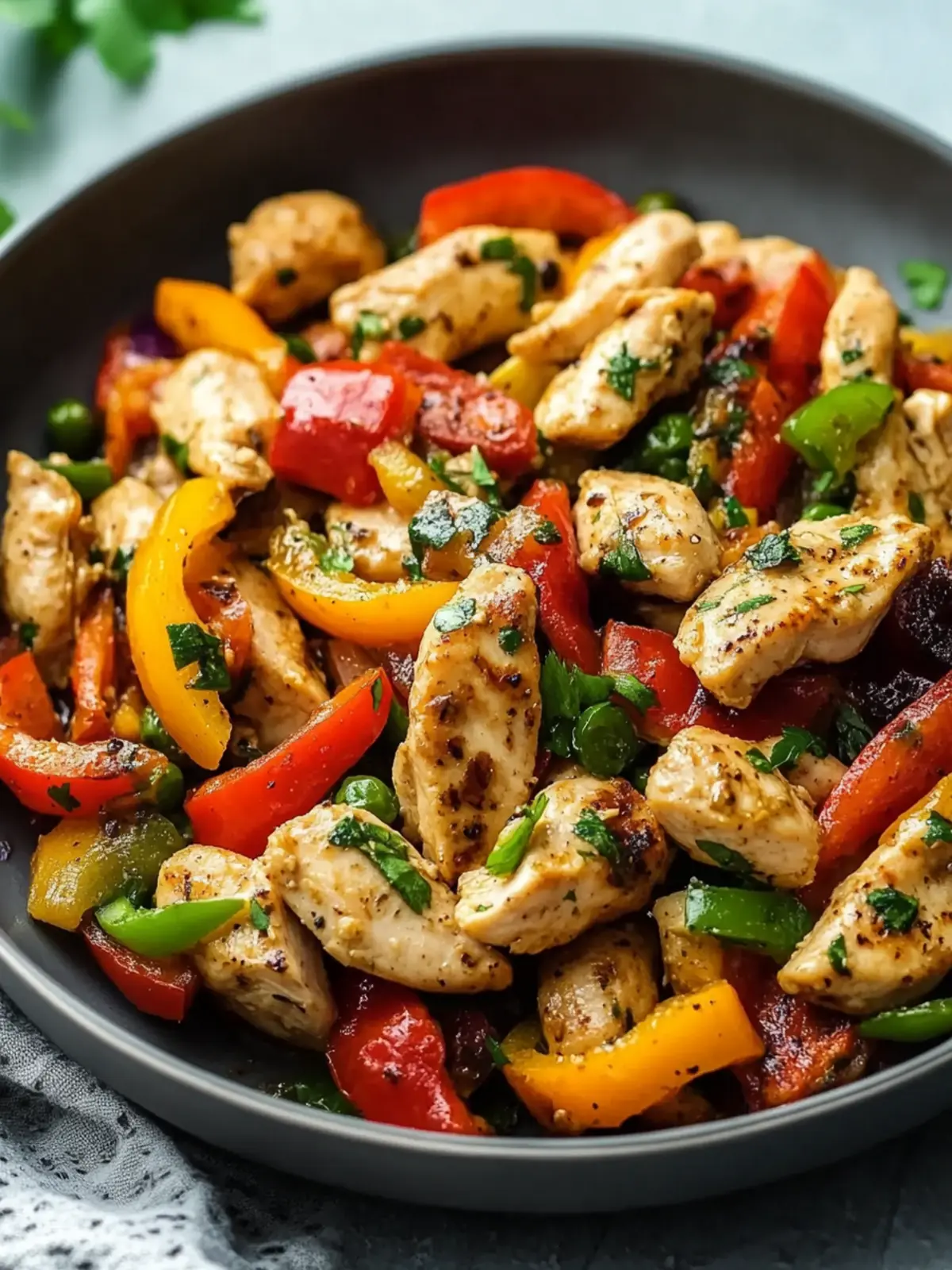 Mediterranean Chicken Stir Fry