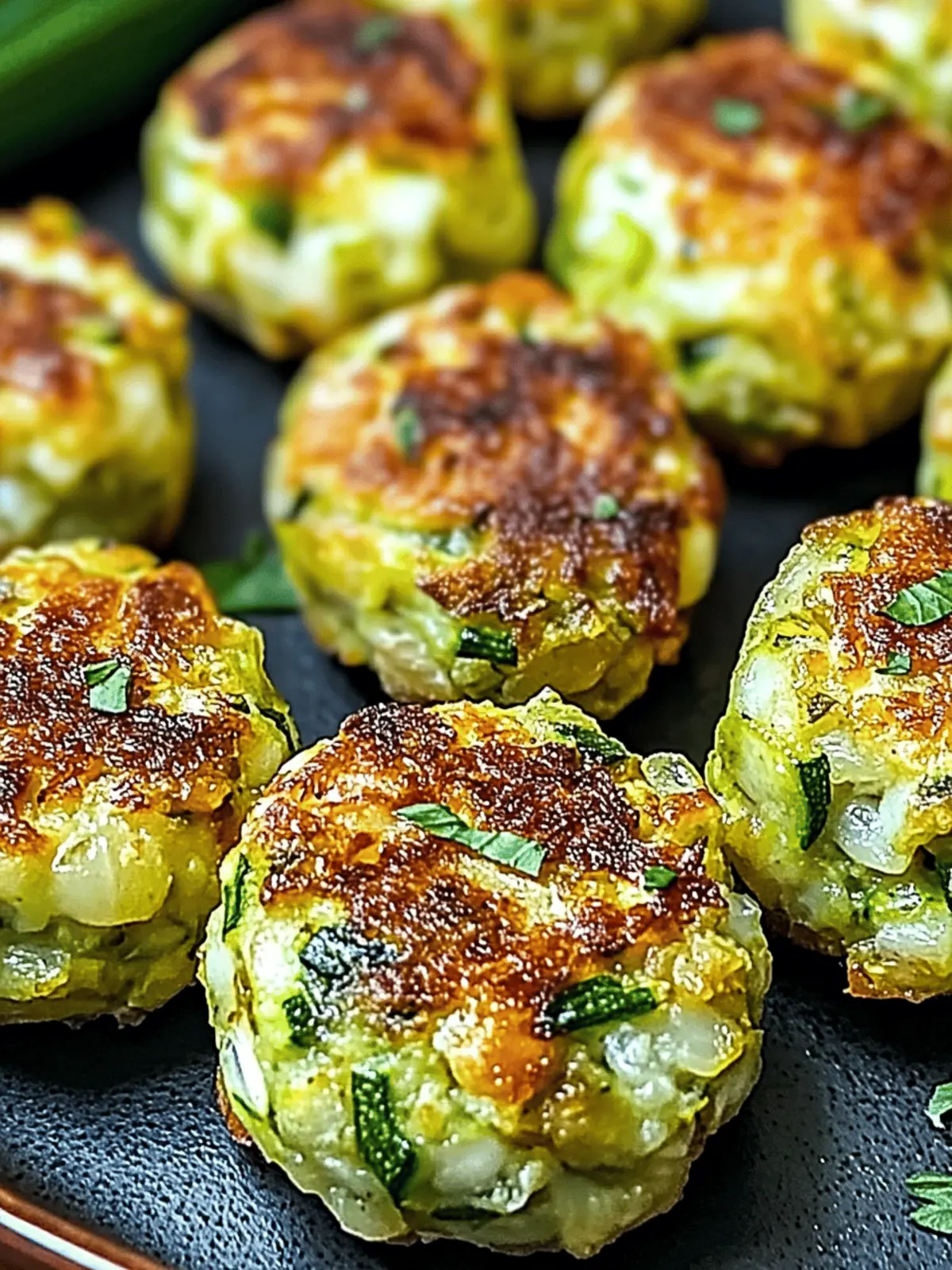 Savory Zucchini Garlic Bites: A Crispy Appetizer Delight