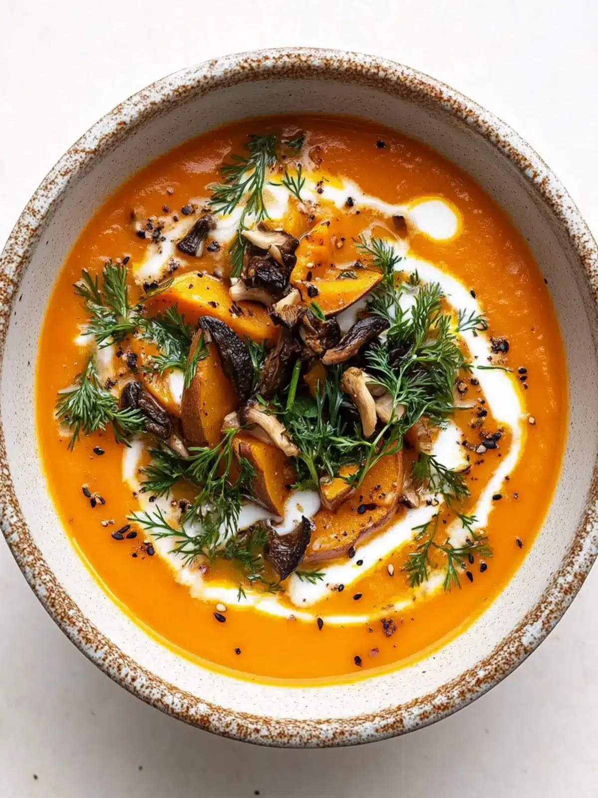Gochujang Sweet Potato Soup