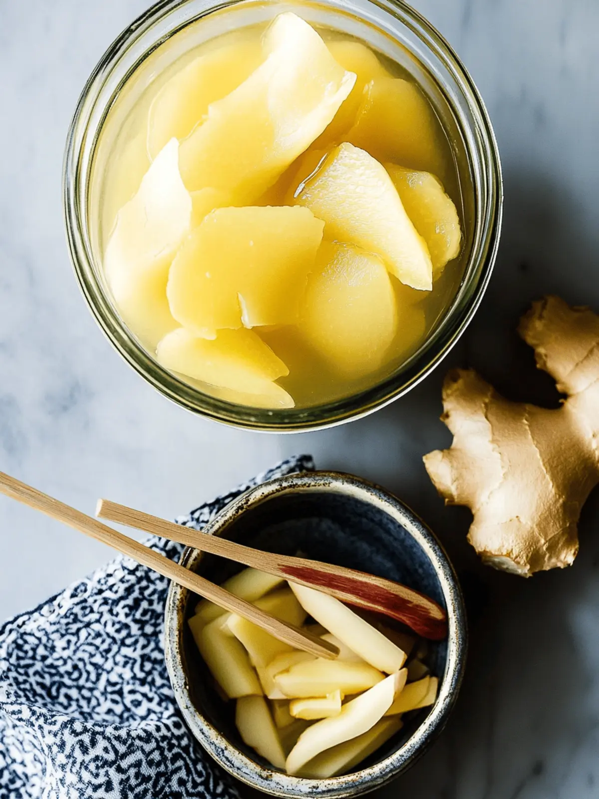 Quick Pickled Ginger