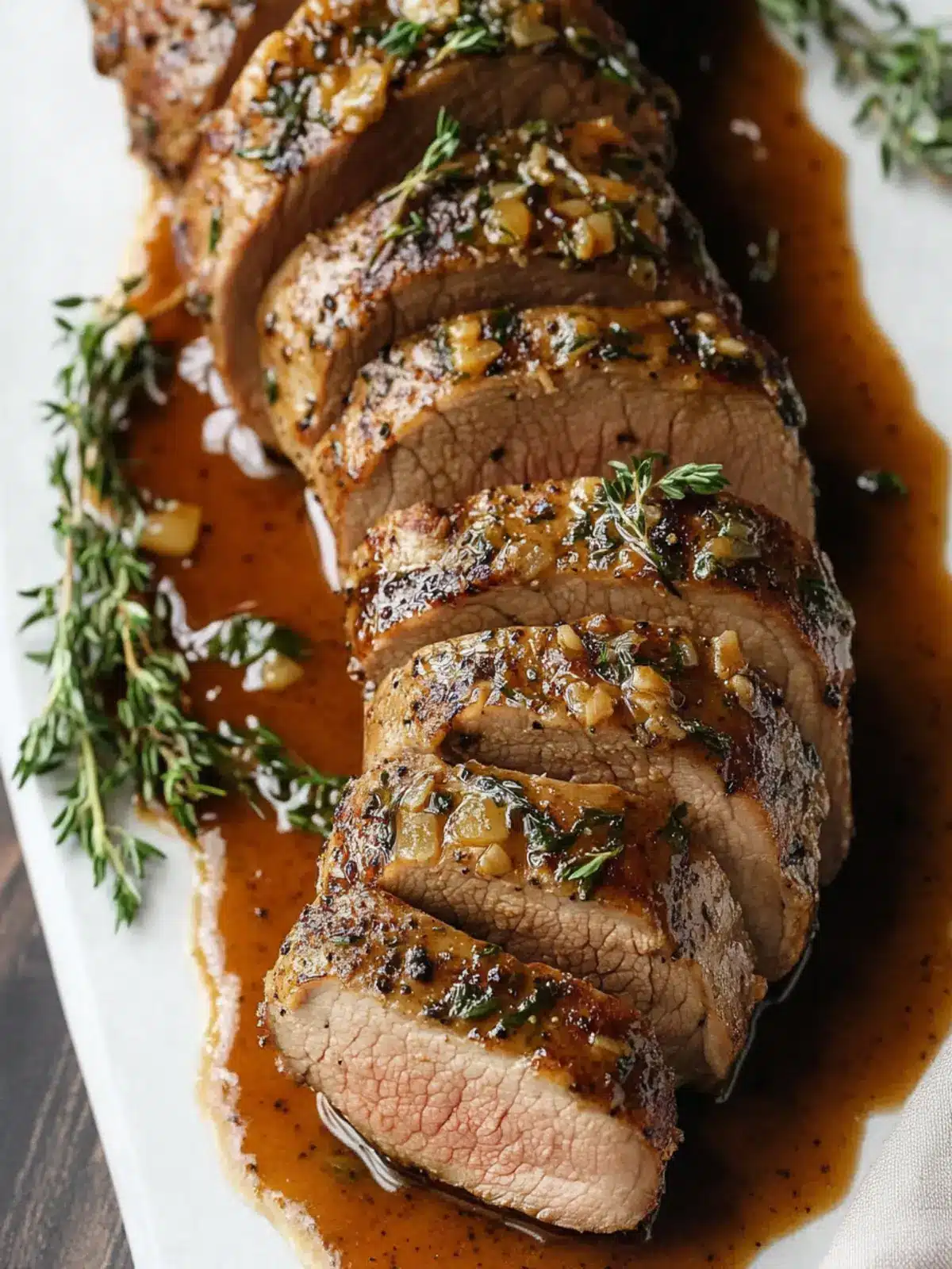Savory Dijon Pork Tenderloin