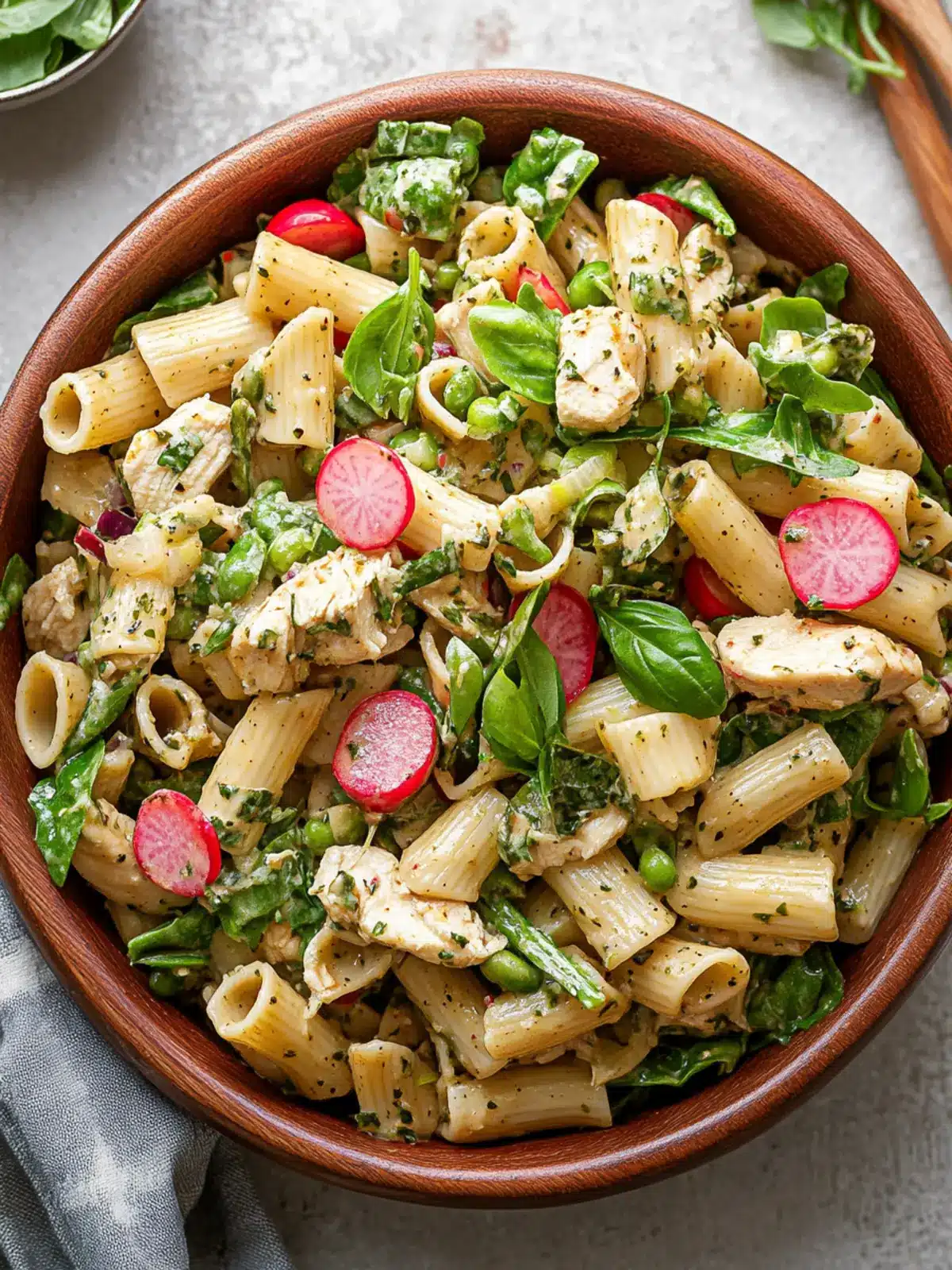 Honey Mustard Chicken Pasta Salad