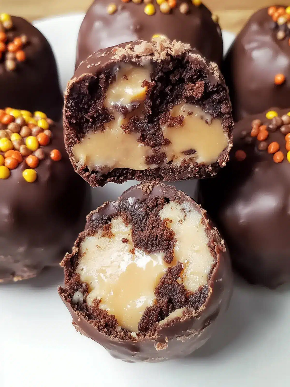 Peanut Butter Brownie Bombs