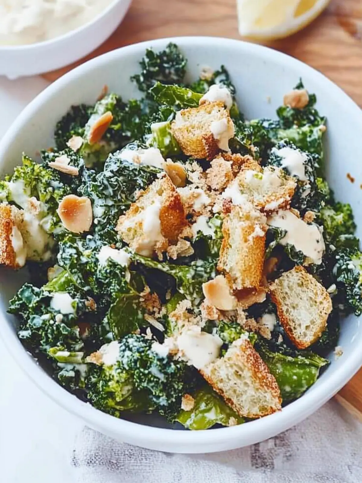 Ultimate Broccoli and Kale Caesar Salad You ll Crave Daily 4 Broccoli and Kale Caesar Salad