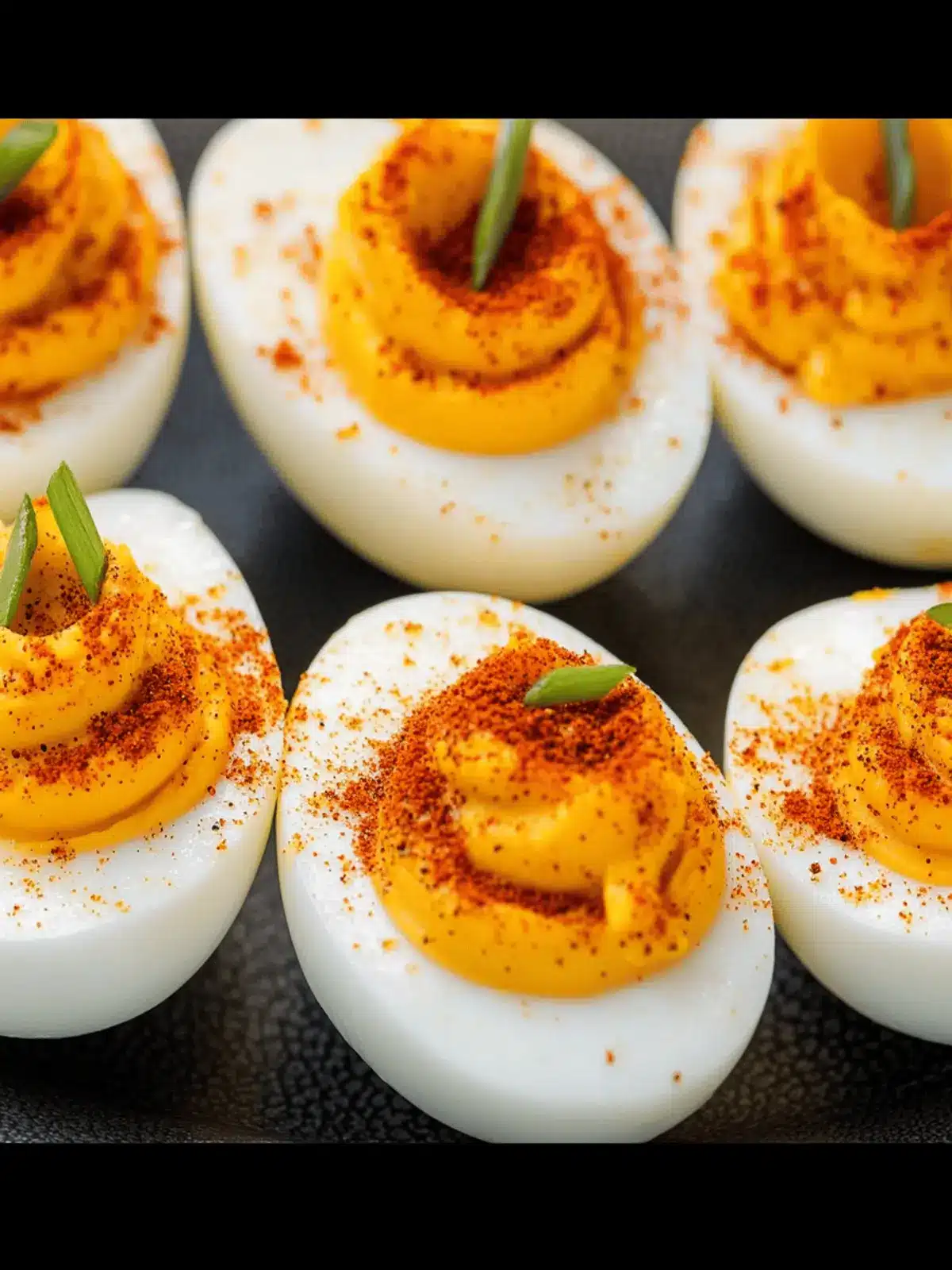 Pumpkin Deviled Eggs