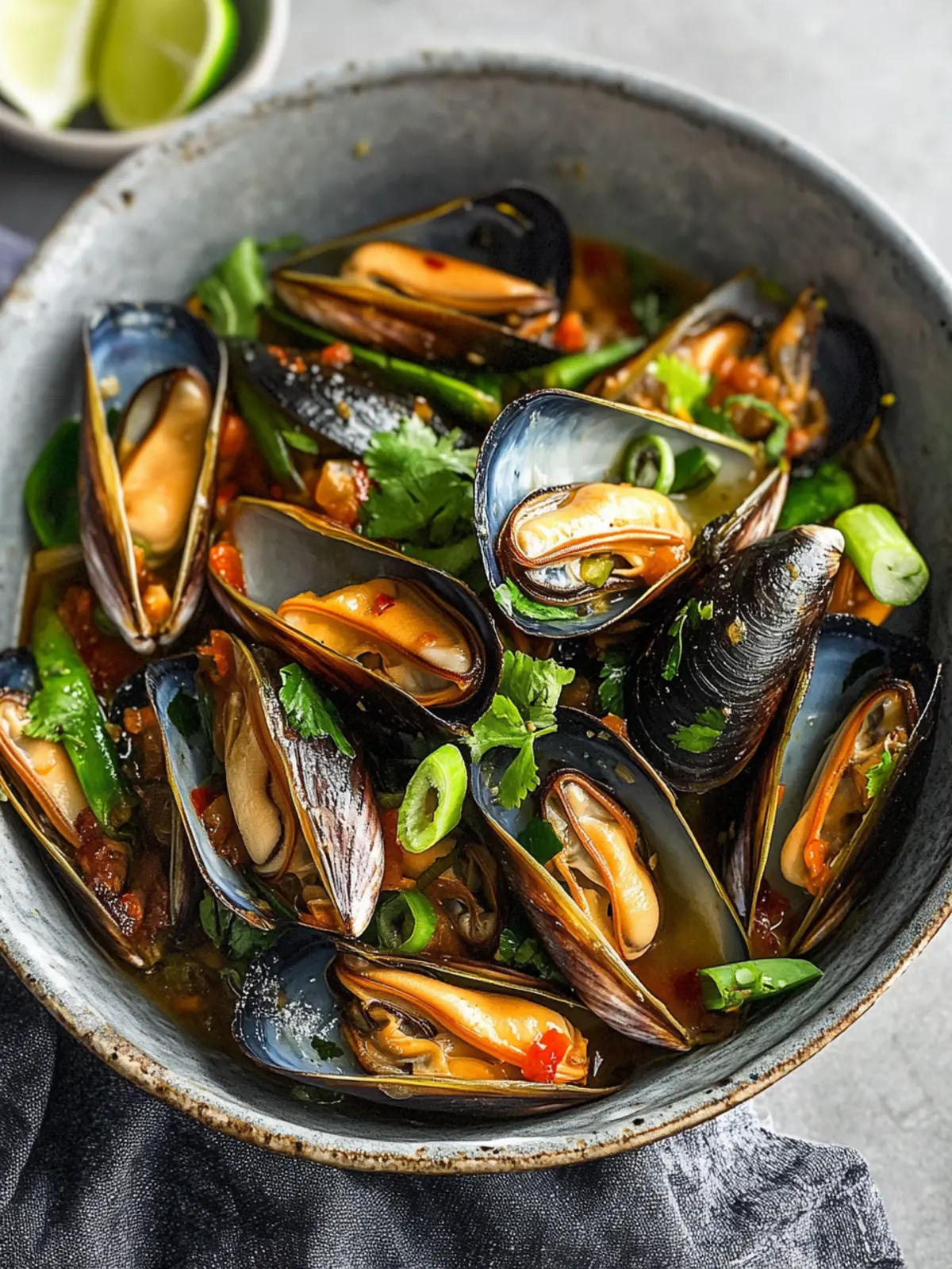 Vietnamese Stir Fry Mussels