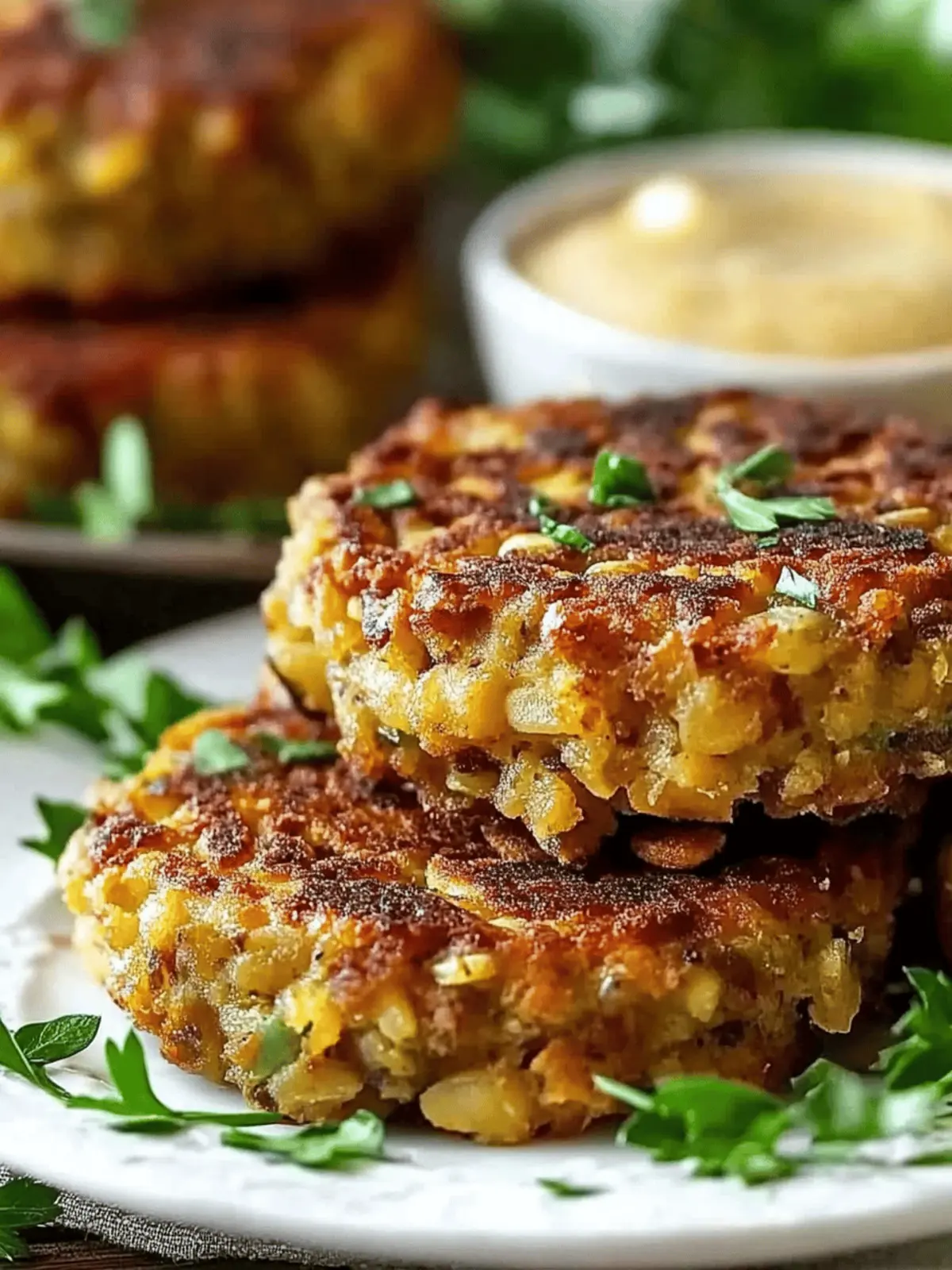 Leftover Stuffing Cakes