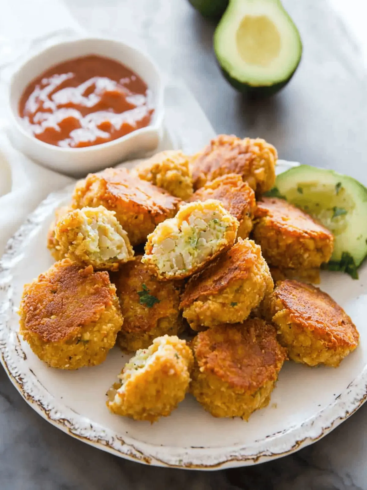 Chickpea Vegetable Nuggets