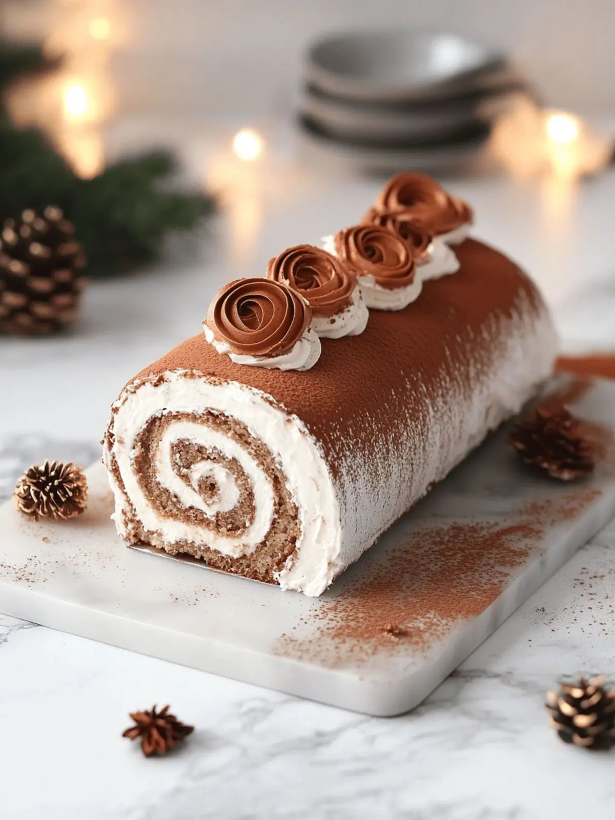 Gourmet Tiramisu Yule Log Cake That's Pure Holiday Magic 2 Gourmet Tiramisu Yule Log Cake