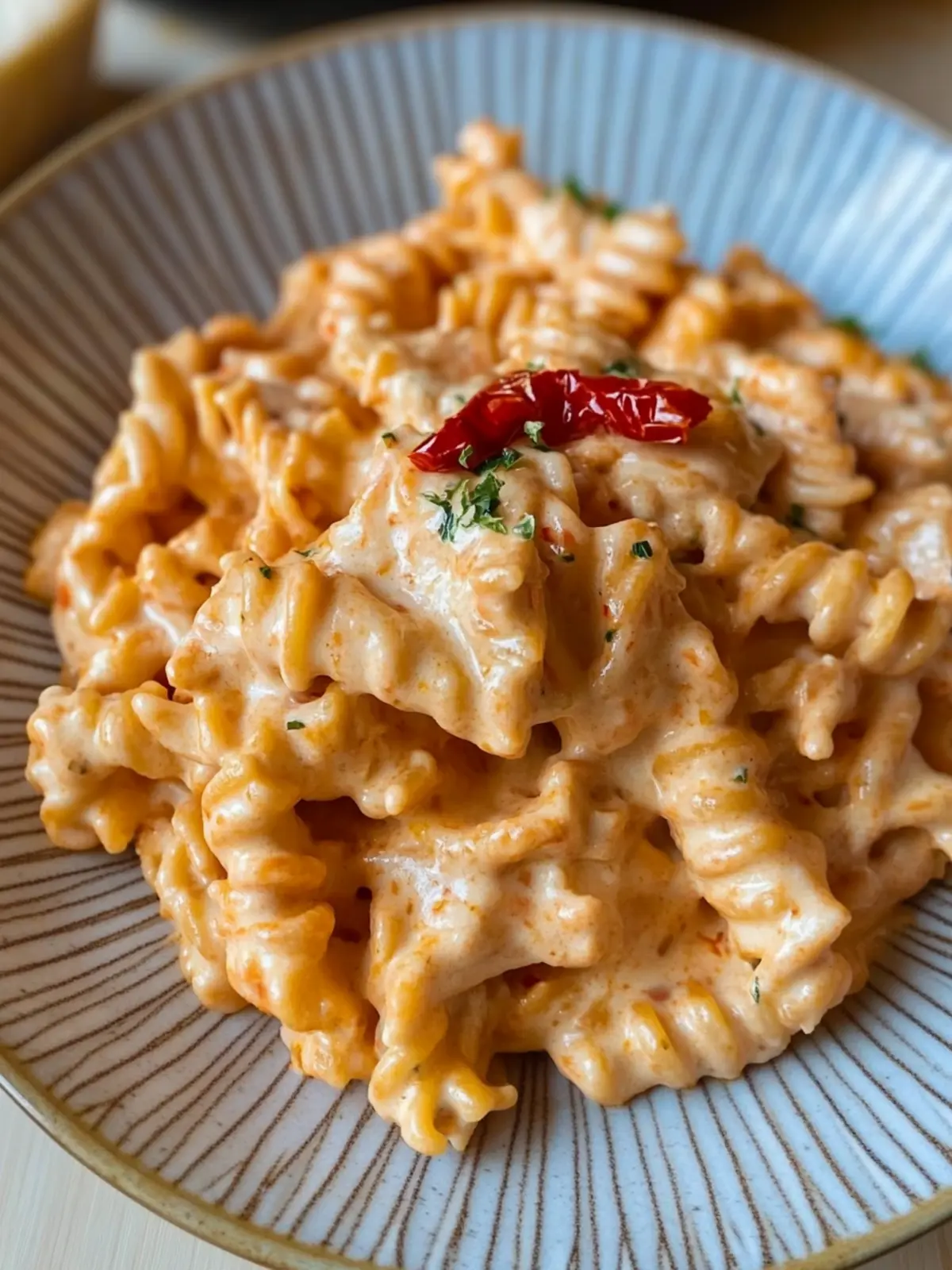 Creamy Spicy Pasta with Silken Tofu