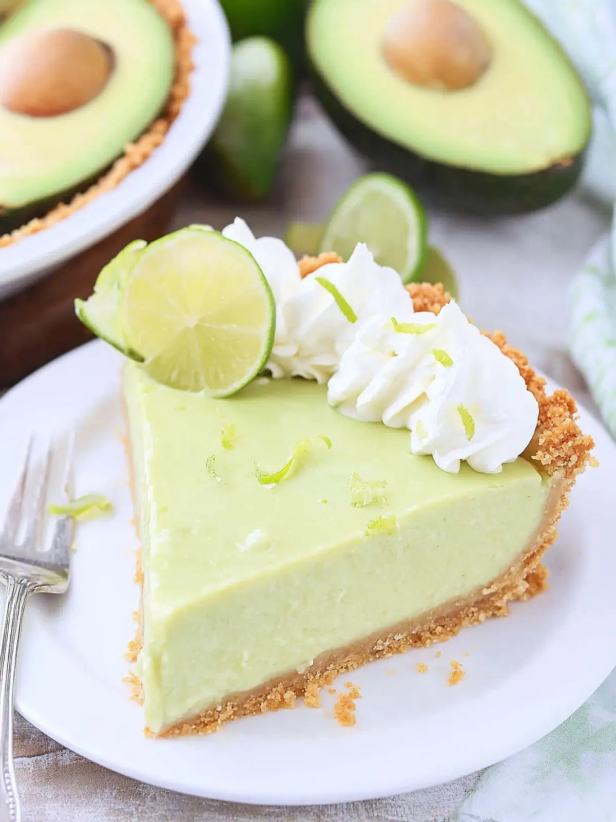 Avocado Key Lime Pie