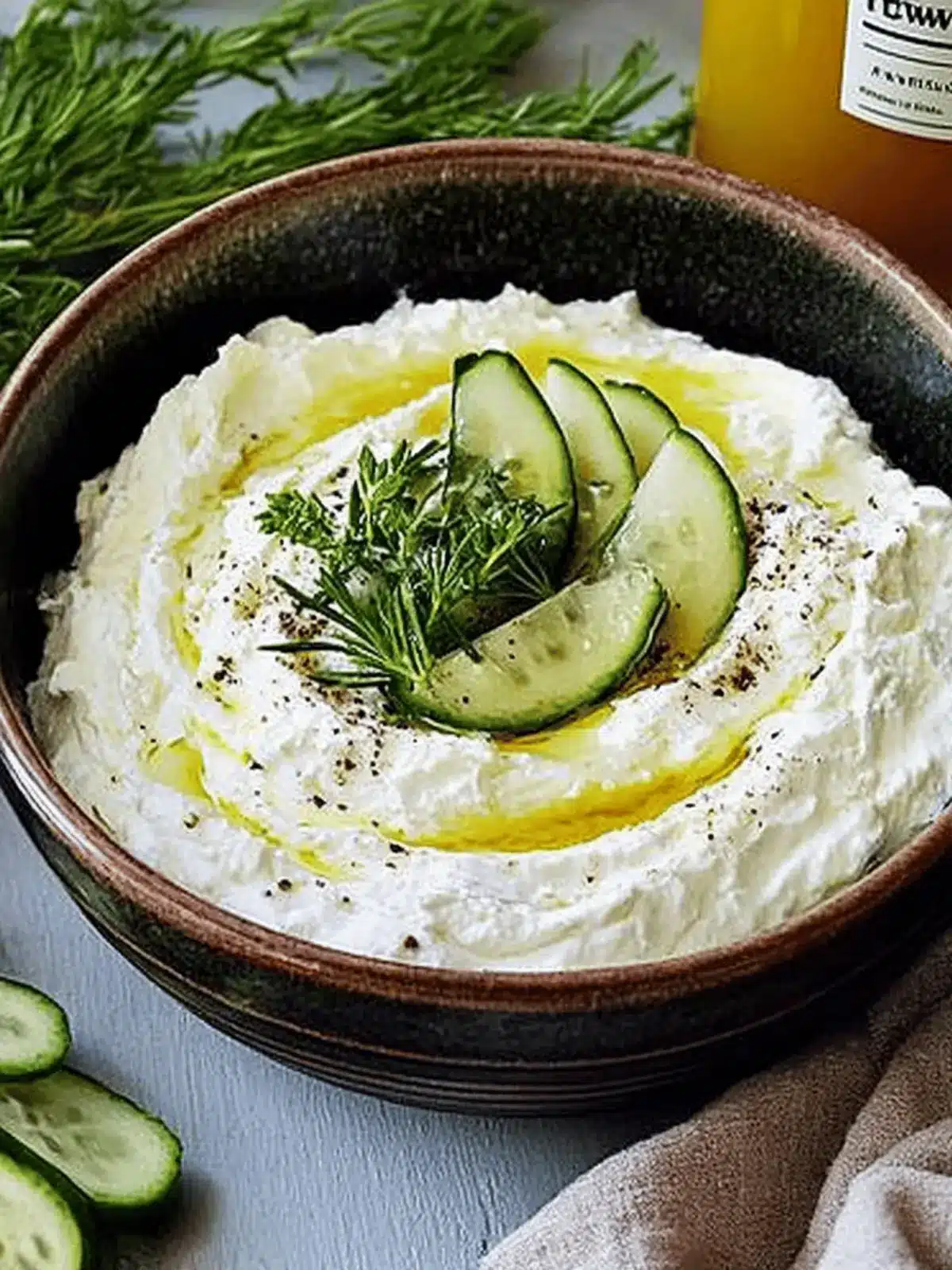 Creamy Whipped Feta with Fresh Herbs for Effortless Entertaining 4 Creamy Whipped Feta with Fresh Herbs