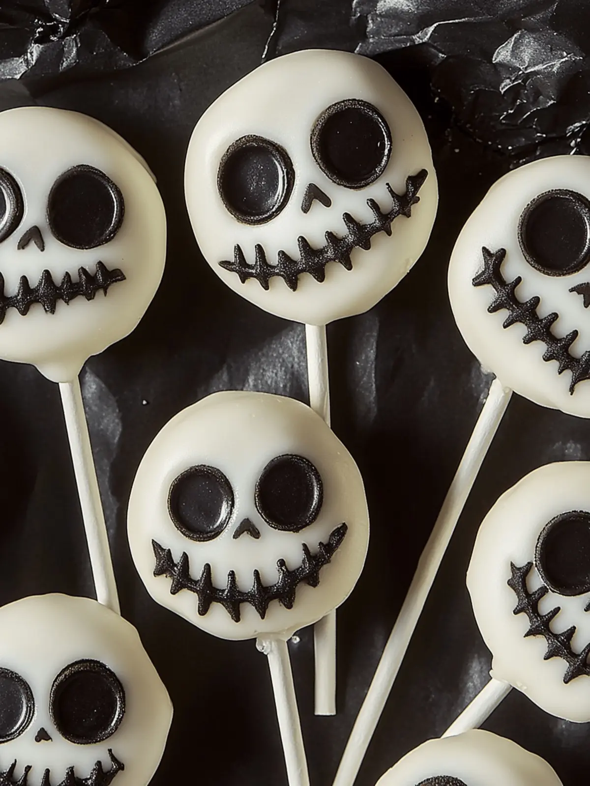 Jack Skellington Oreo Pops