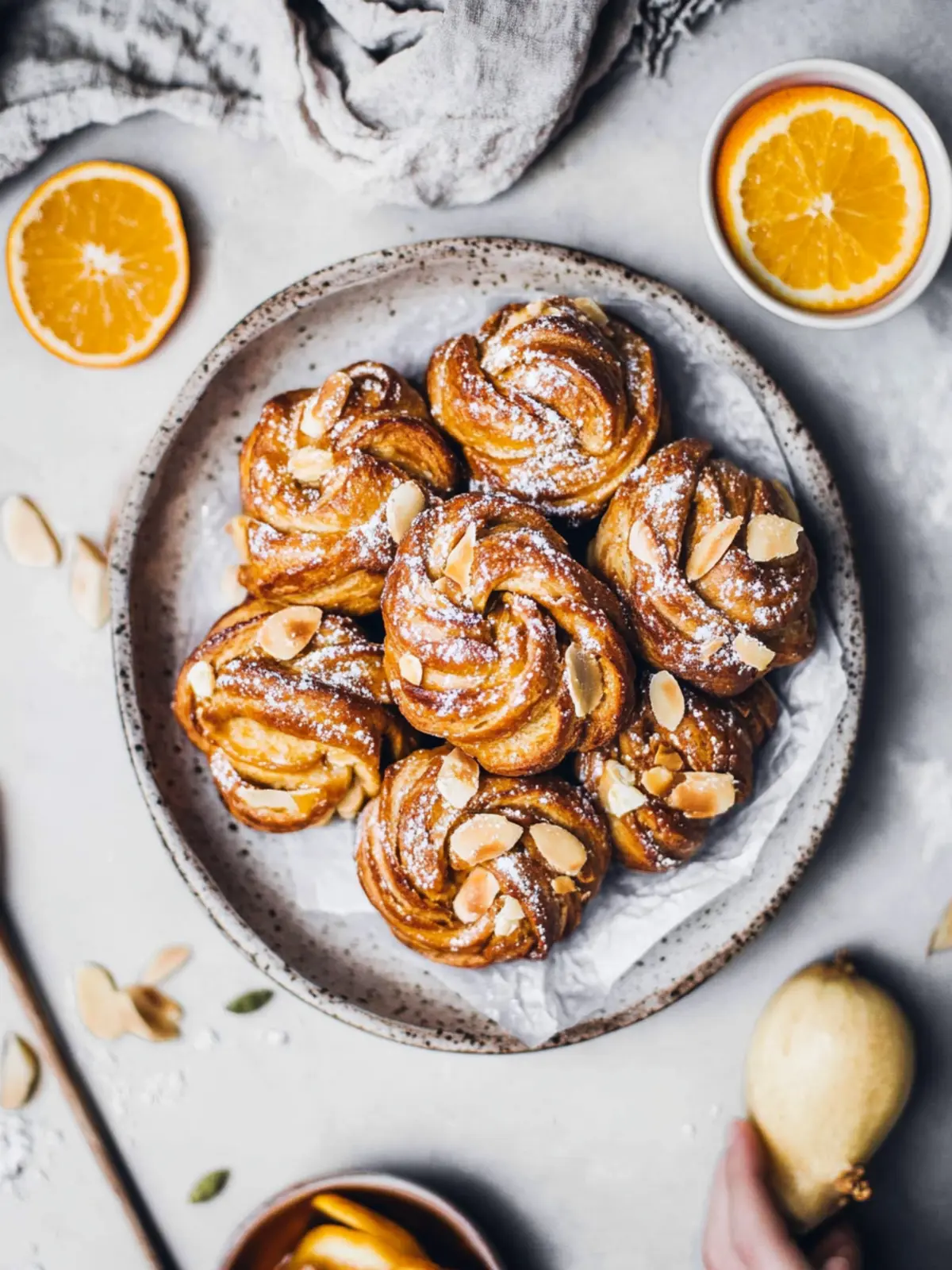 Vegan Orange Cardamom Buns