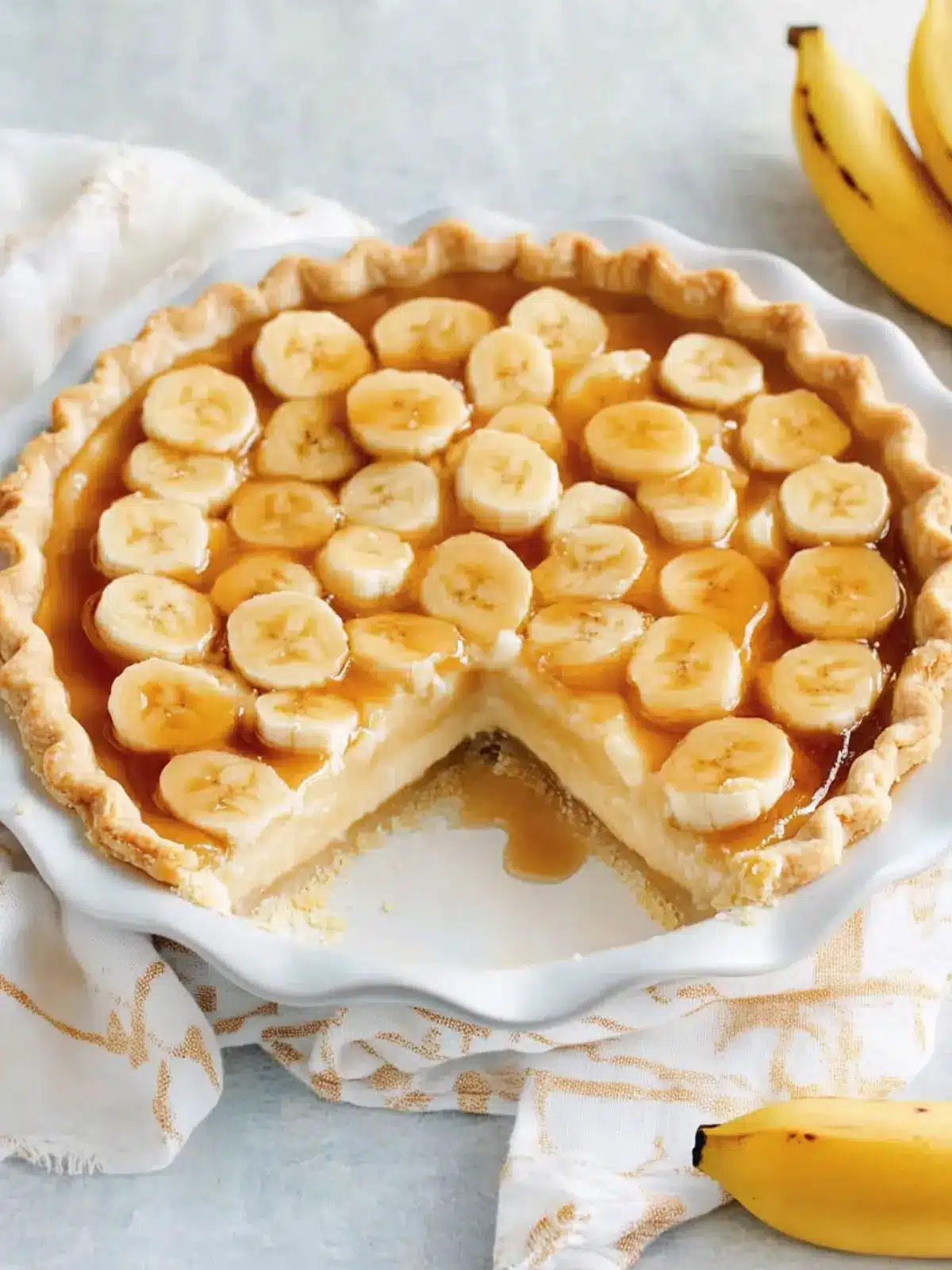 Bananas Foster Pie