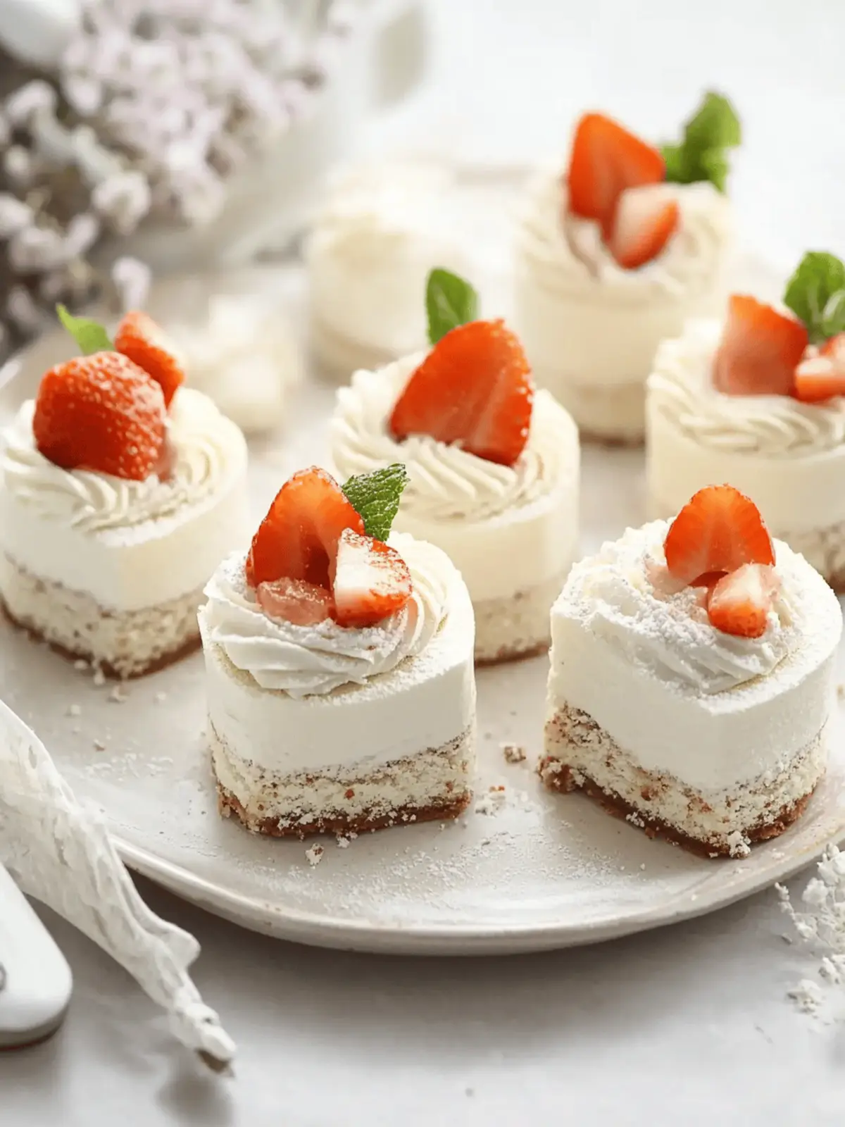 Witte Chocolade Gebakjes (No Bake)