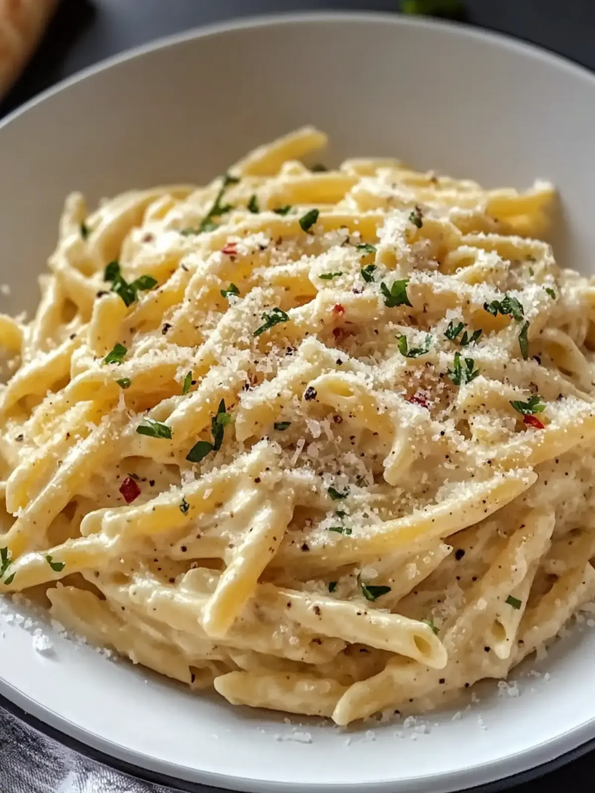 One Pot Creamy Garlic Pasta