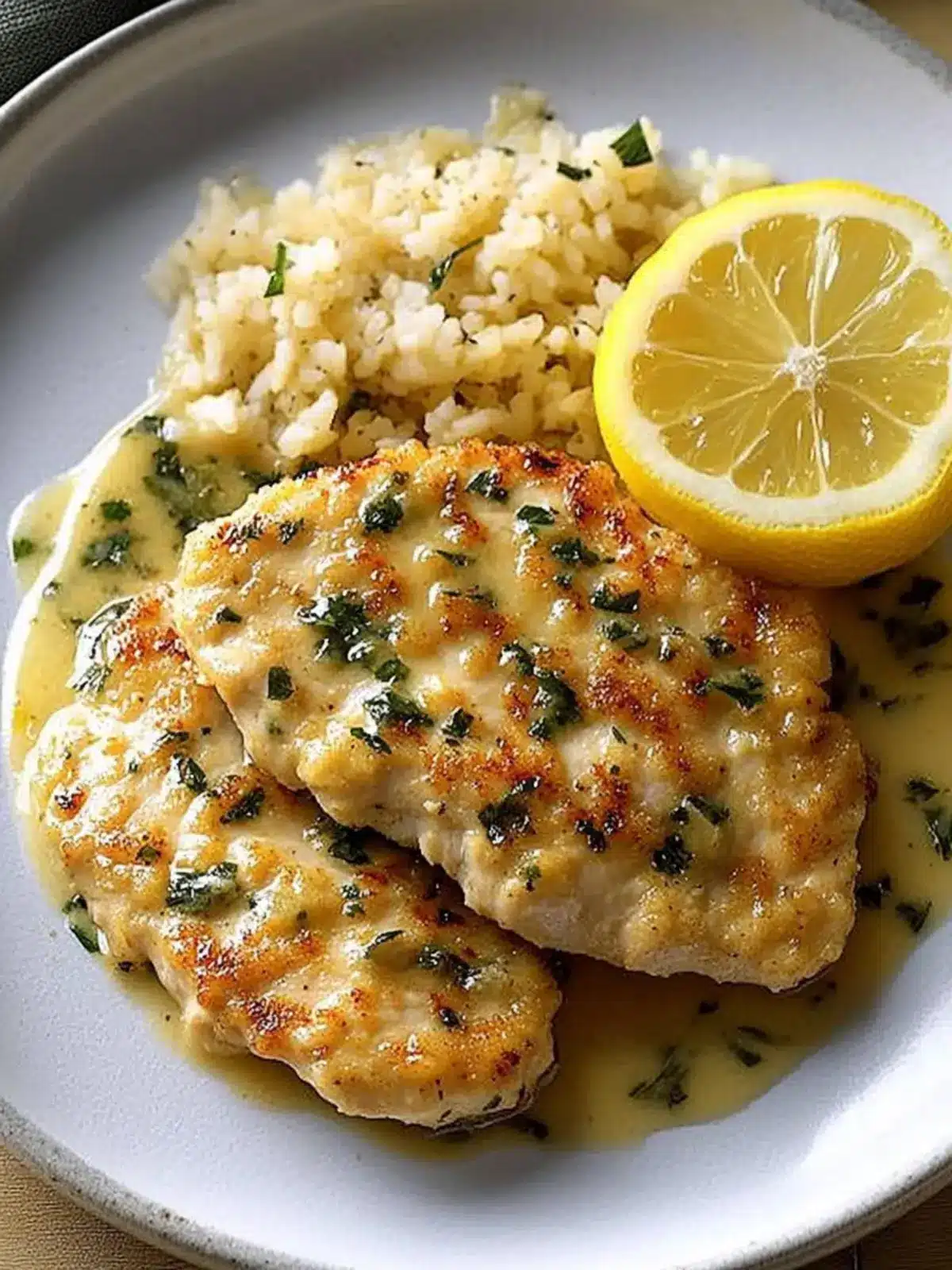 Chicken Piccata with Lemon Sauce