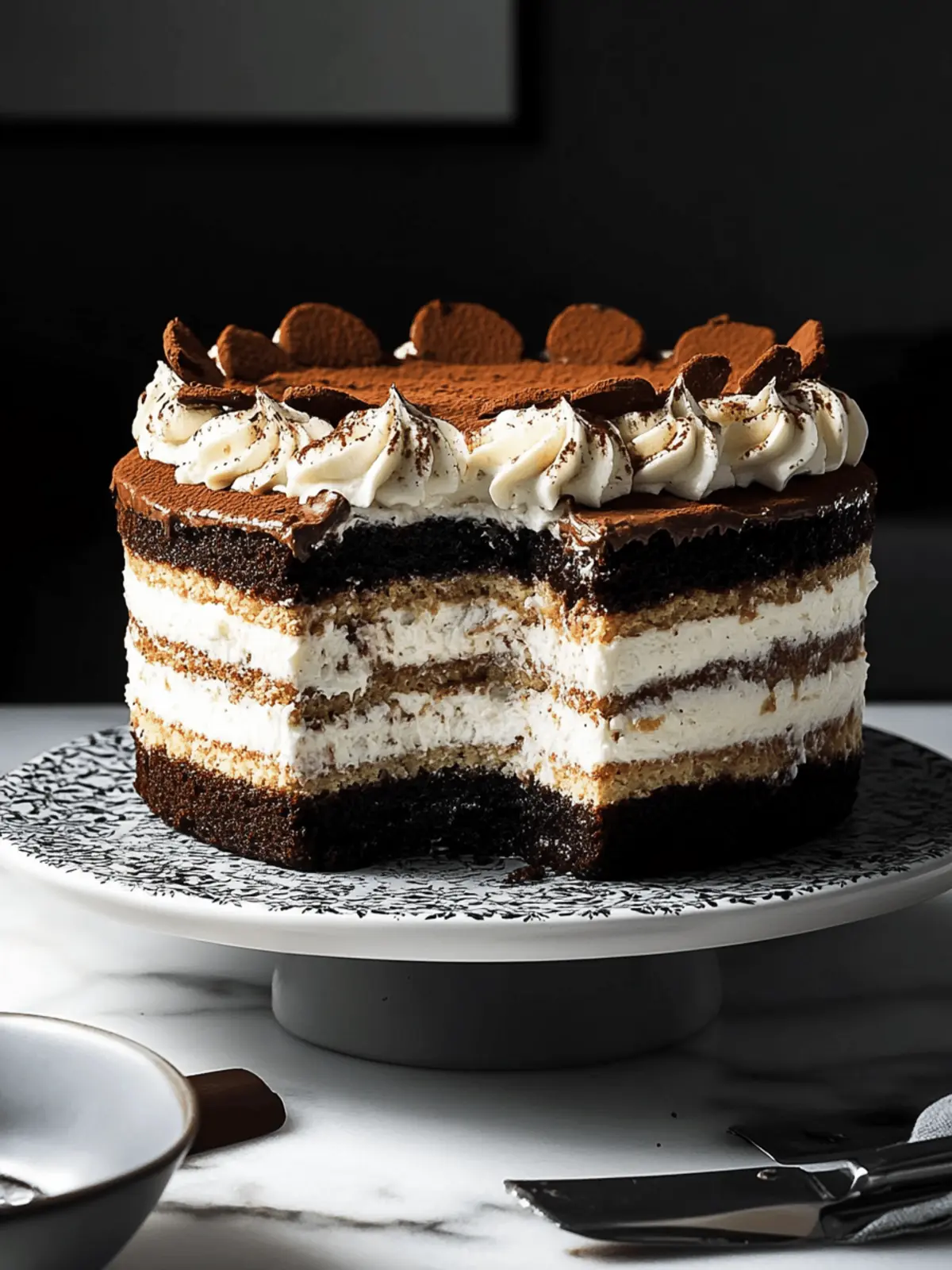 Chocolate Tiramisu Cake