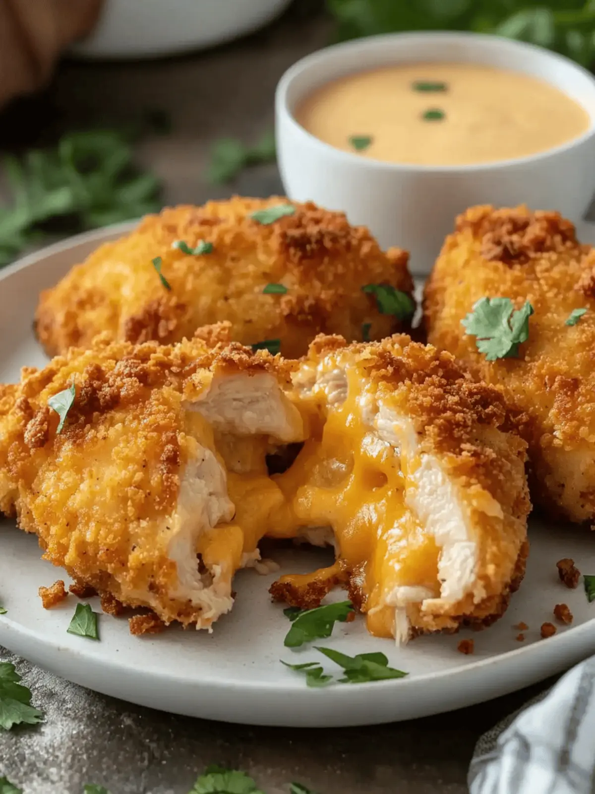 Crispy Cheddar Chicken: Your Go-To Easy Weeknight Delight 2 Crispy Cheddar Chicken