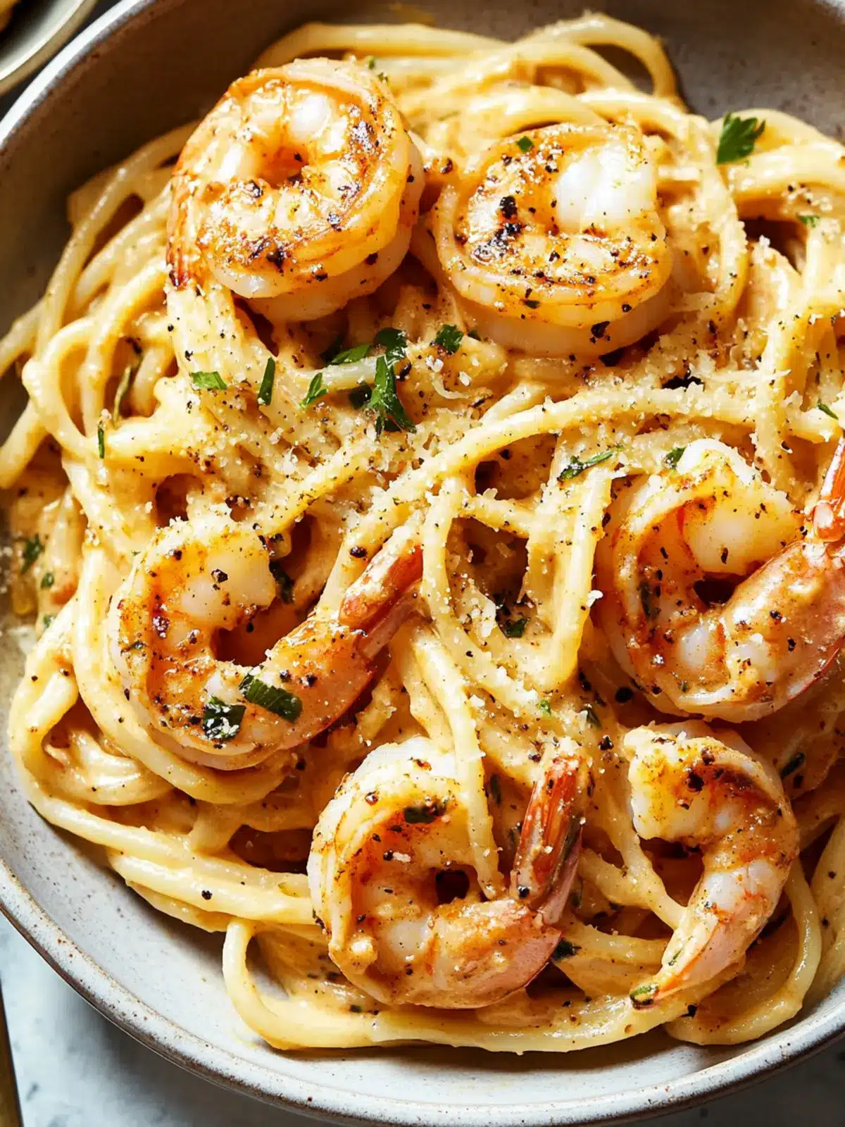Creamy Cajun Shrimp Pasta