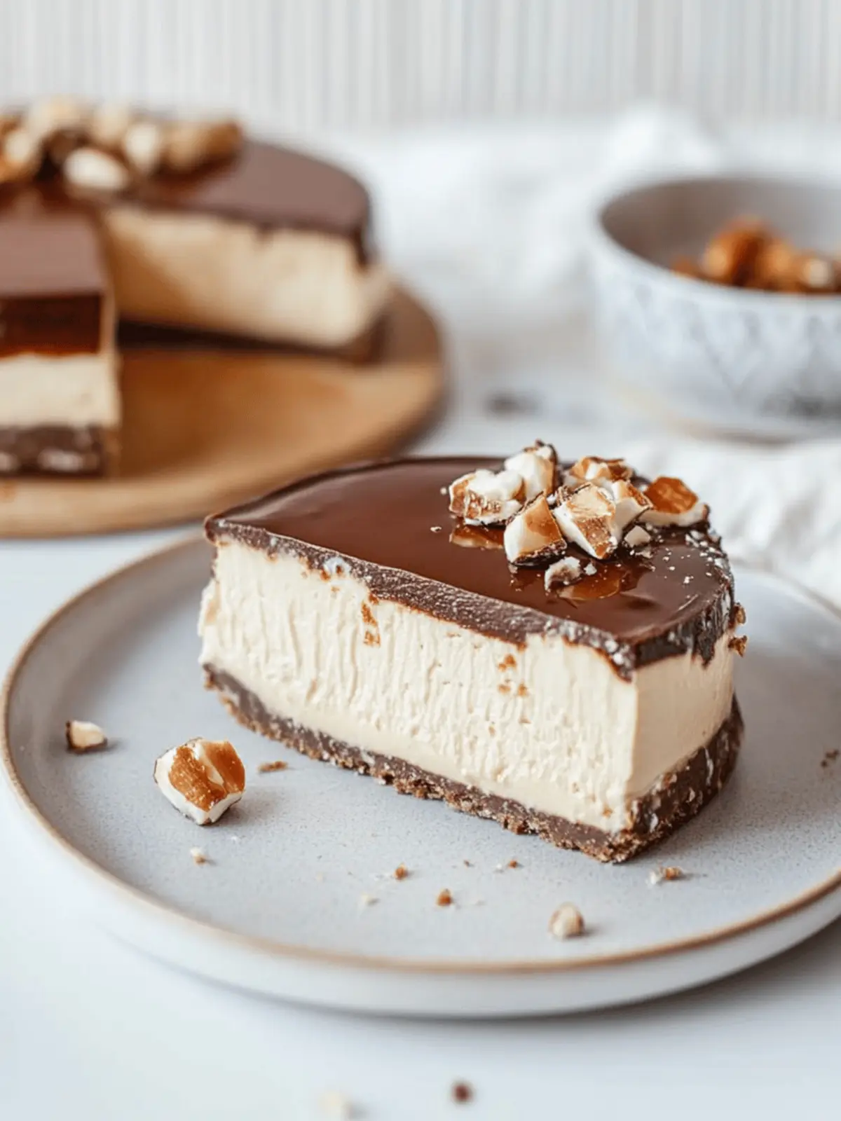 Irresistible Vegan Snickers Cheesecake You Can t Resist 3 Vegan Snickers Cheesecake
