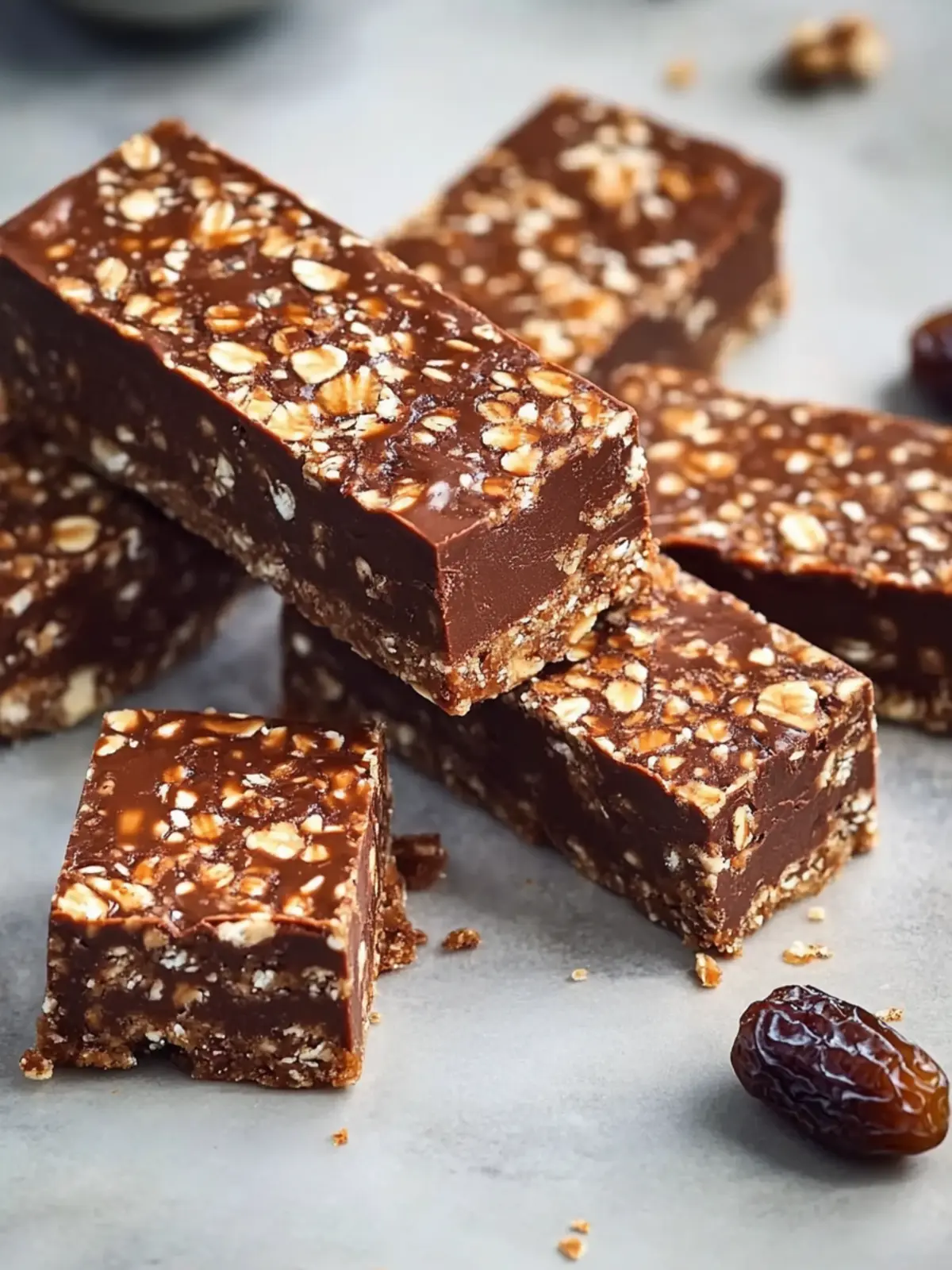 No Bake Chocolate and Date Energy Bars