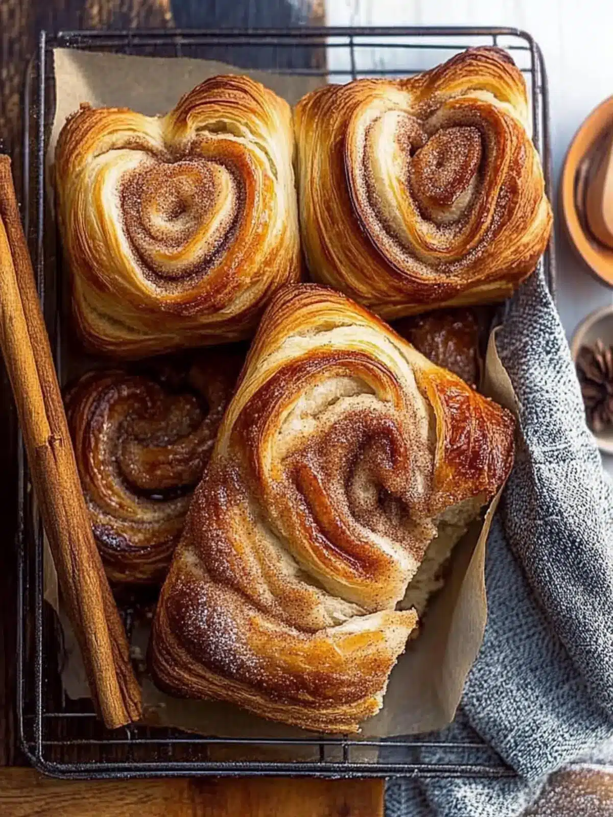Easy Swirled Cinnamon Sugar Croissant Loaf