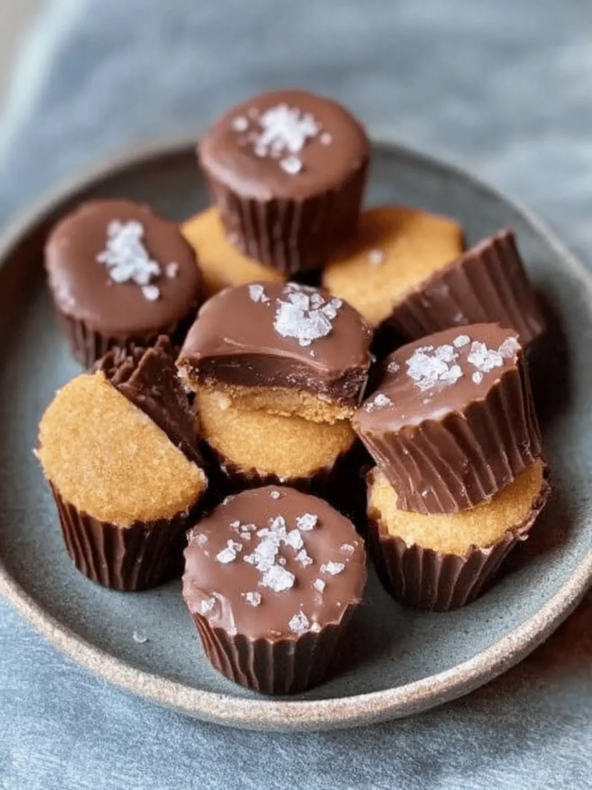 Healthy Twix Cups (Vegan)