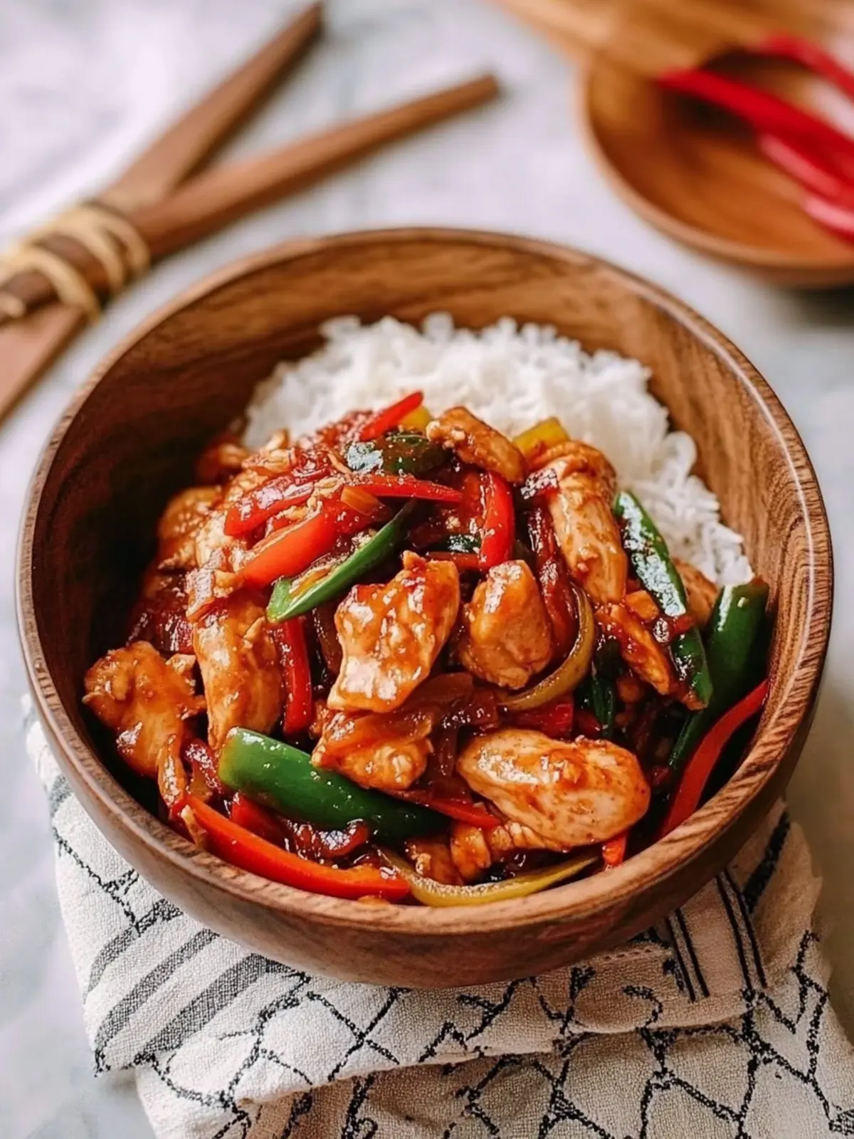 Thai Chili Sauce Chicken Stir-fry