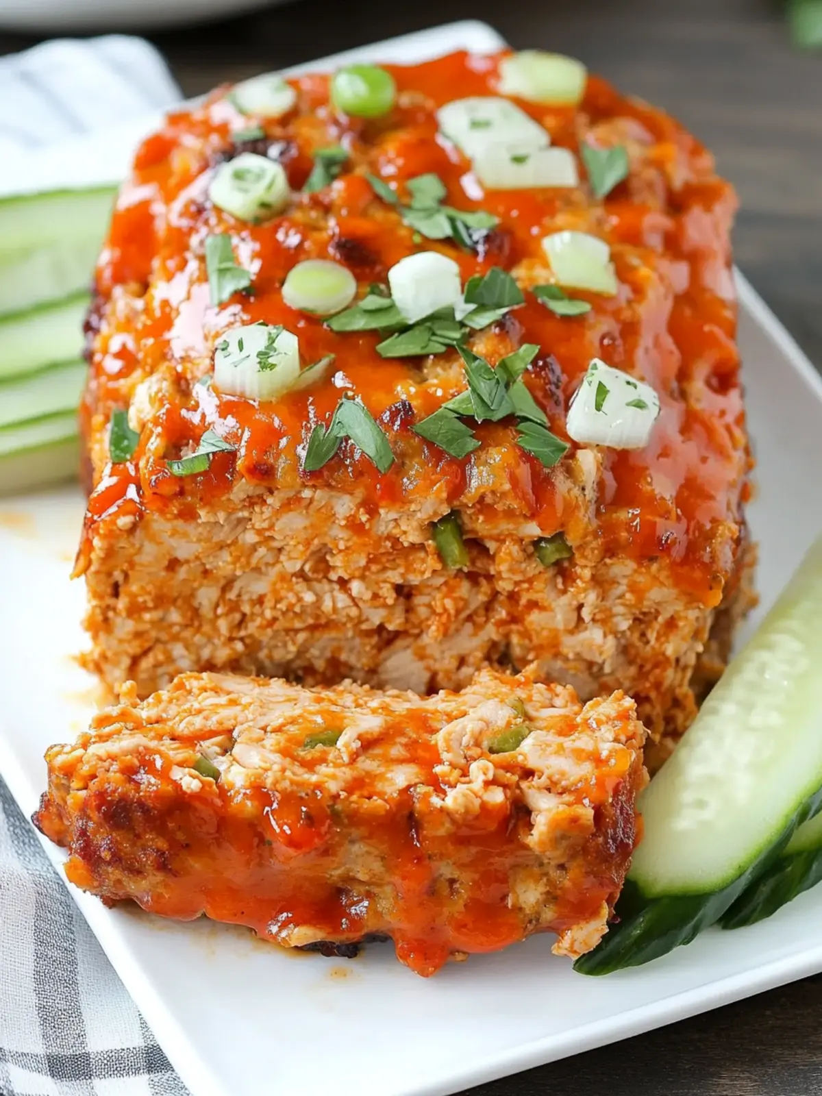 Buffalo Chicken Meatloaf