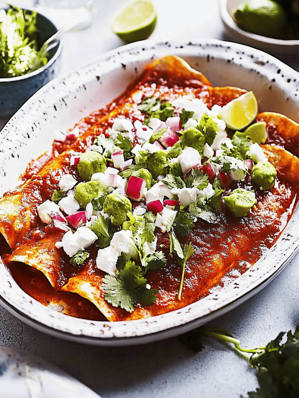 Enchiladas Rojas (Red Enchiladas)