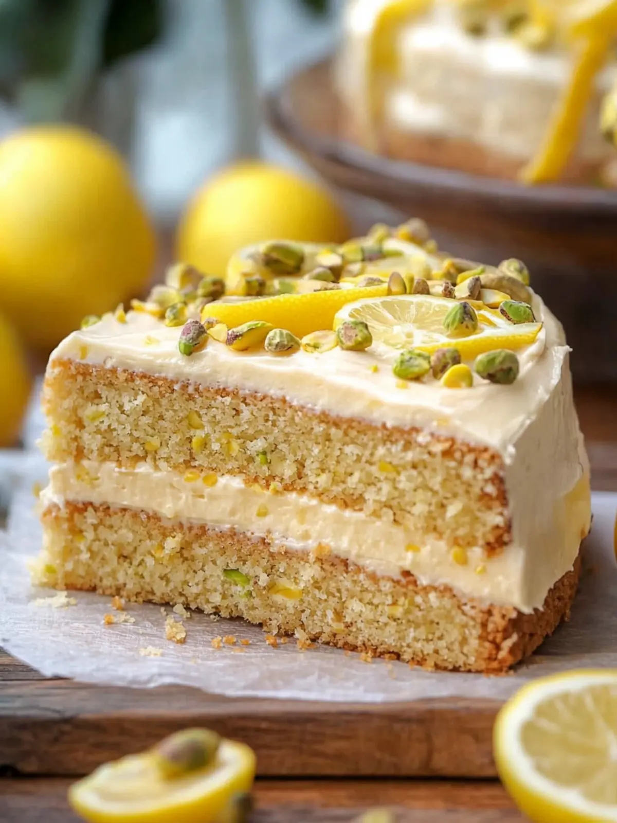 Lemon Pistachio Cake